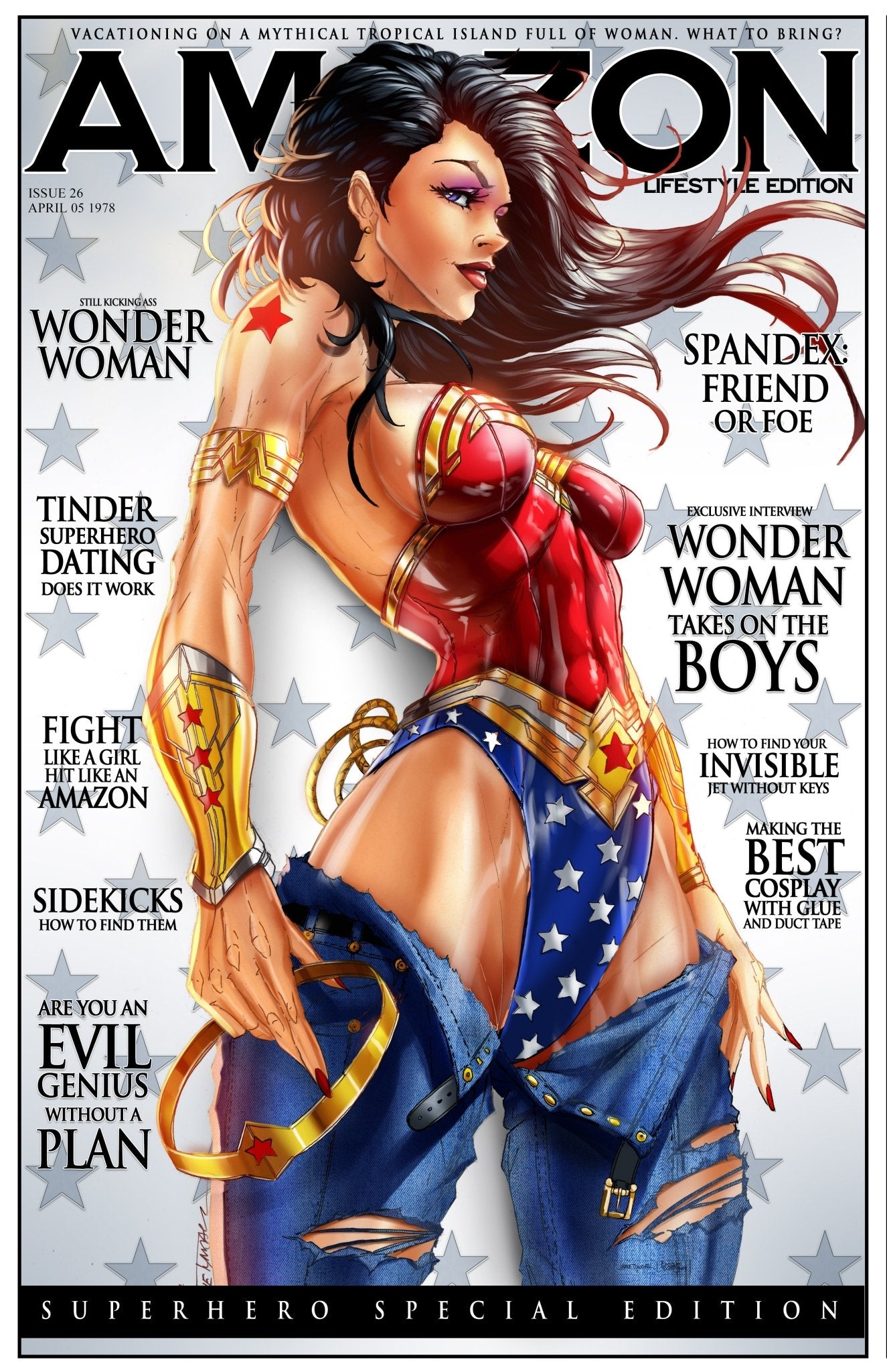 2023 Amazon Princess Magazine Cosplay Variant Comic - East Coast Comics