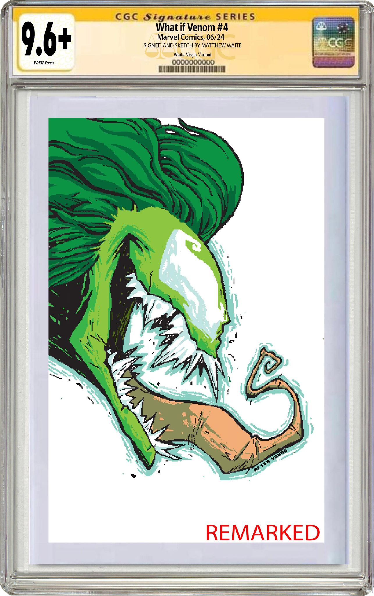 WHAT IF VENOM #4 | Matthew Waite Skottie Young Homage Variant
