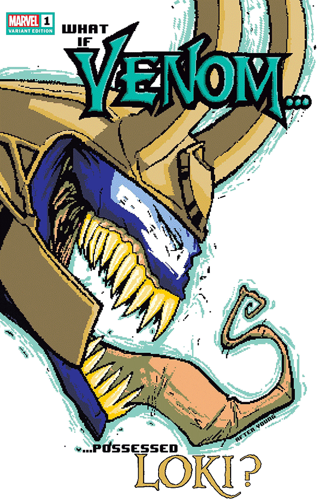 WHAT IF VENOM #1 - 5 Matthew Waite Skottie Young Homage Trade Variant Set - East Coast Comics