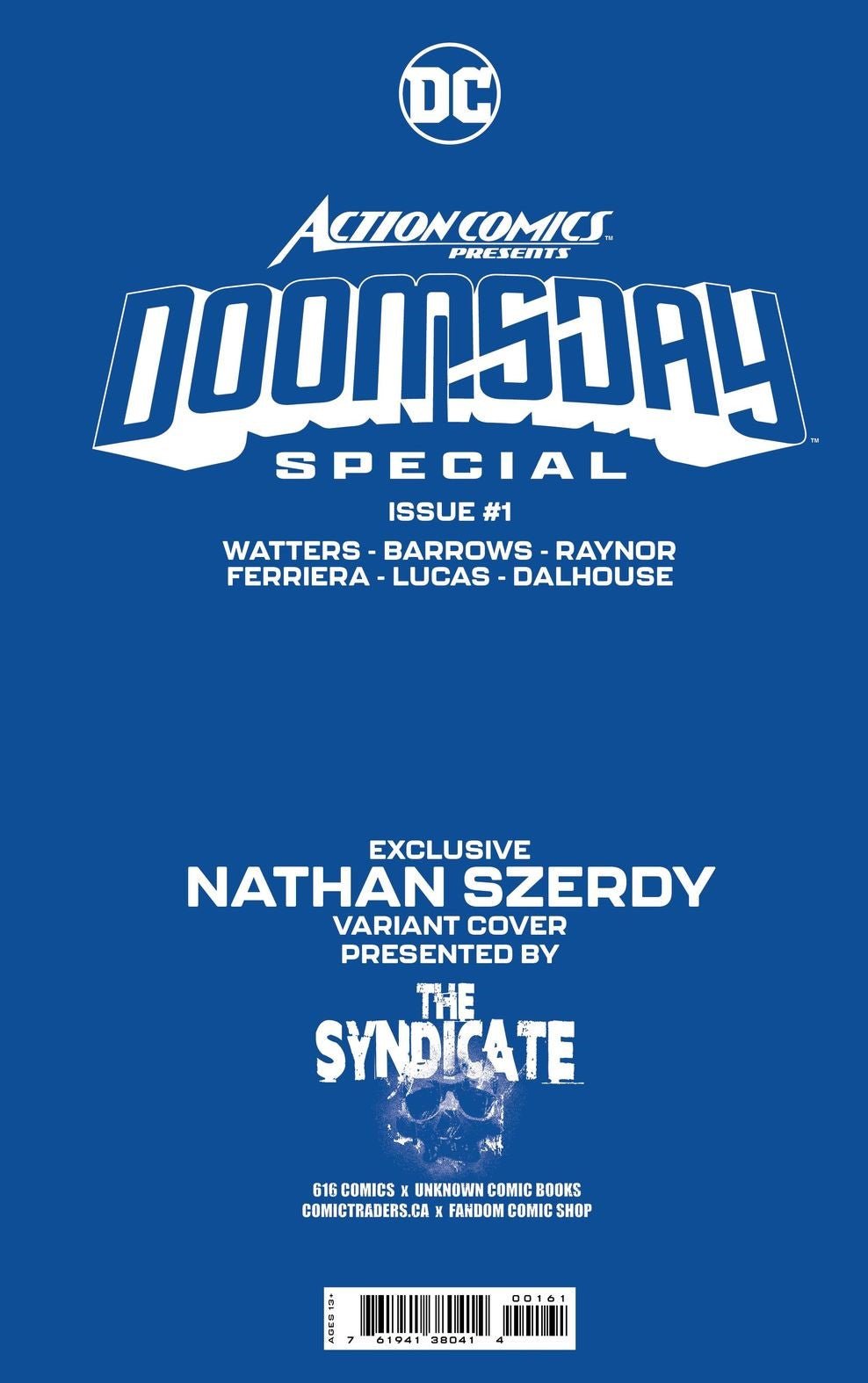 Action Comics Presents Doomsday Special #1 (One Shot) Nathan Szerdy (616) Exclusive Var (09/13/2023) - East Coast Comics