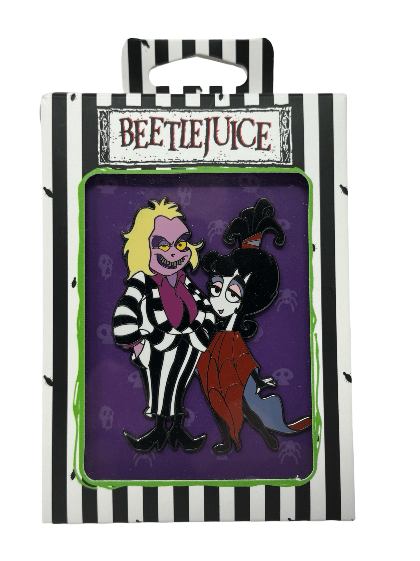 Animated Beetlejuice 3” Collector Box Pin Comic Spot / Unknown Comics Exclusive (09/25/024) - East Coast Comics