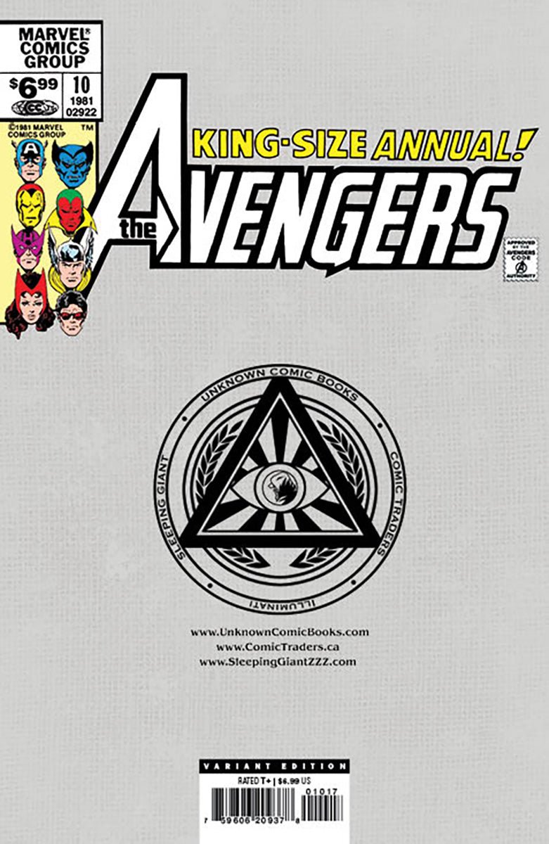 Avengers Annual #10 Unknown Comics David Nakayama Exclusive Var Facsimile Edition (05/29/2024) - East Coast Comics