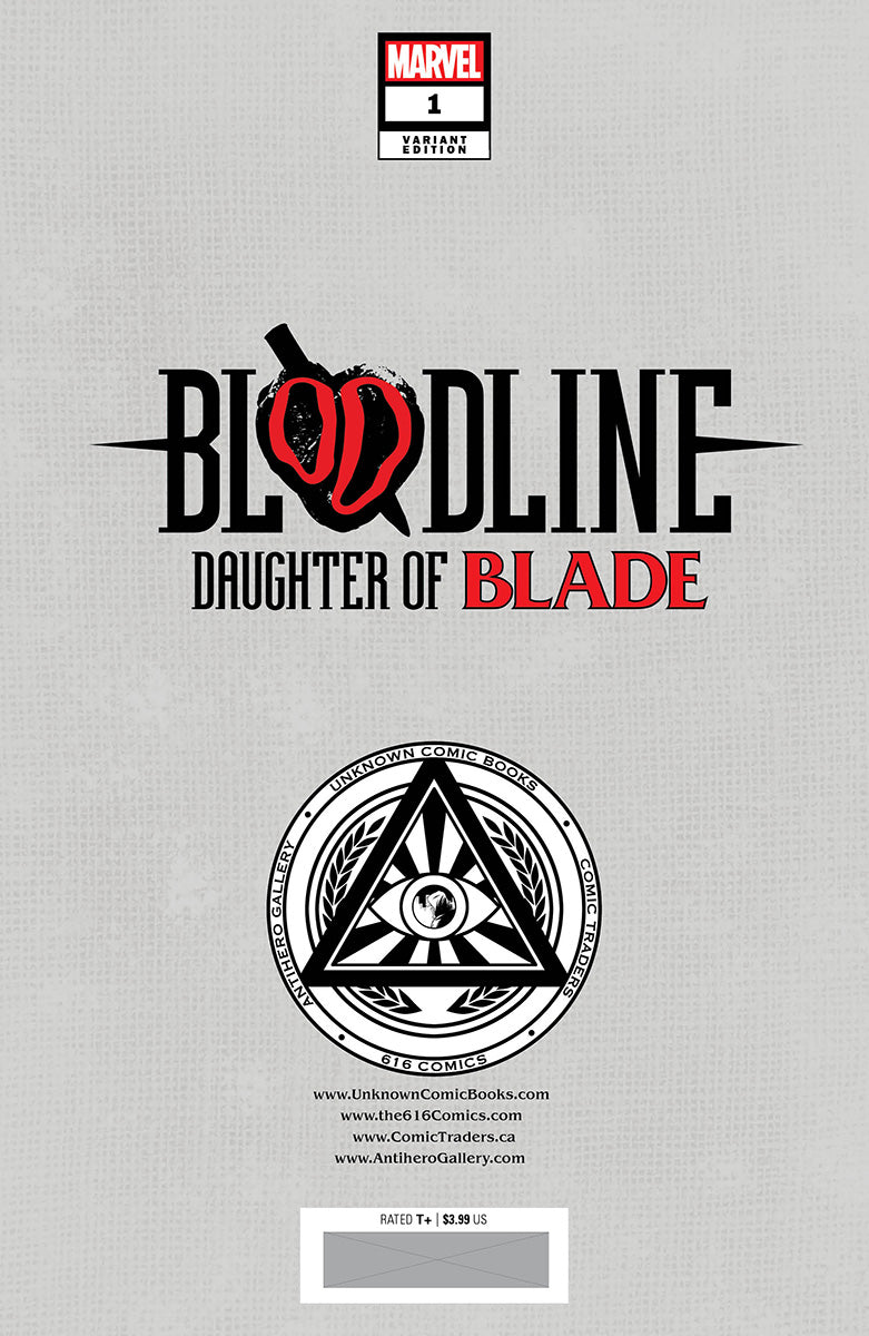Bloodline: Daughter Of Blade 1 Unknown Comics Sergio Davila Exclusive Var (02/01/2023) - East Coast Comics
