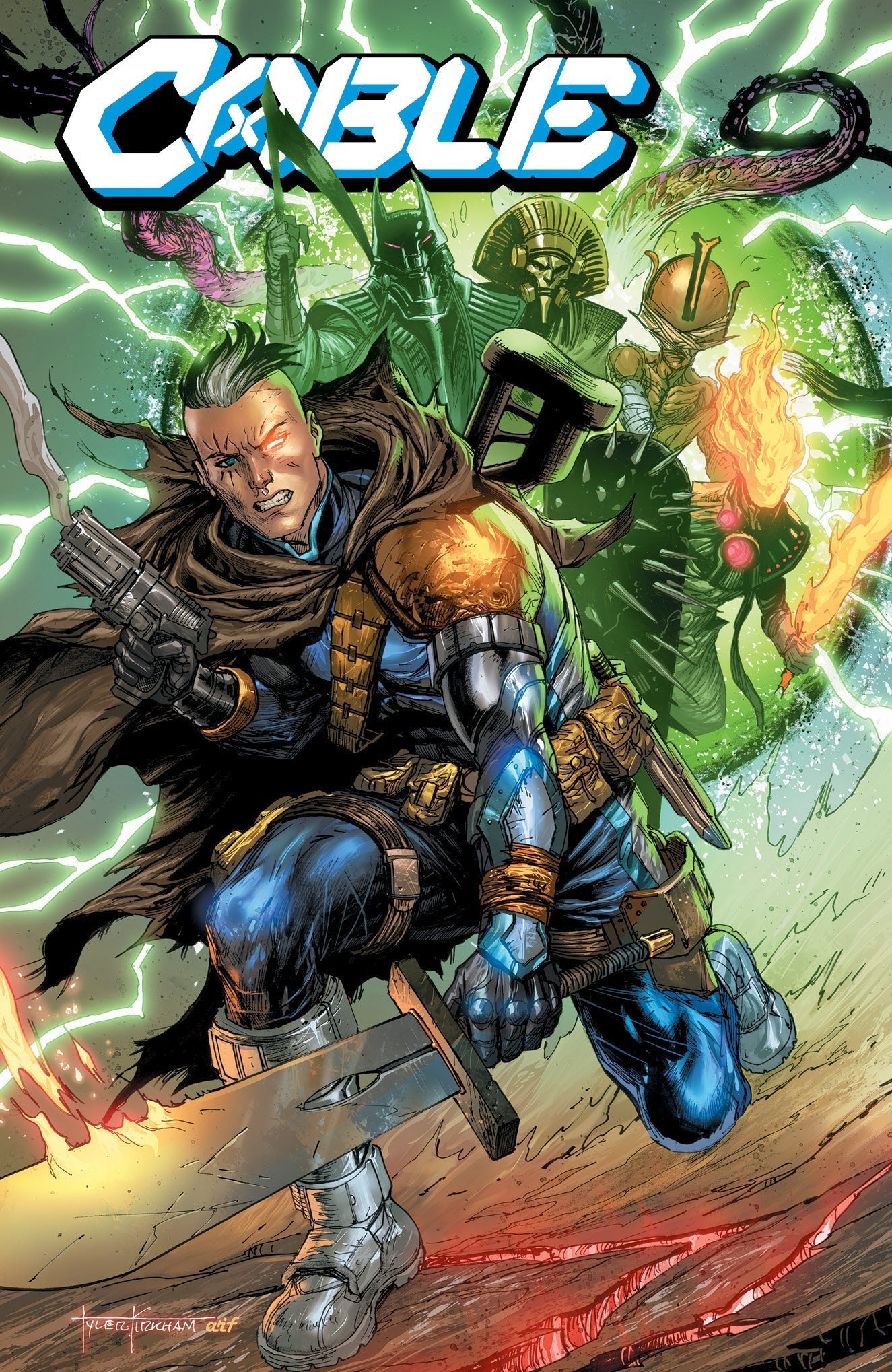 Cable #5 Unknown Comics Tyler Kirkham Exclusive Var Xos (10/14/2020) - East Coast Comics