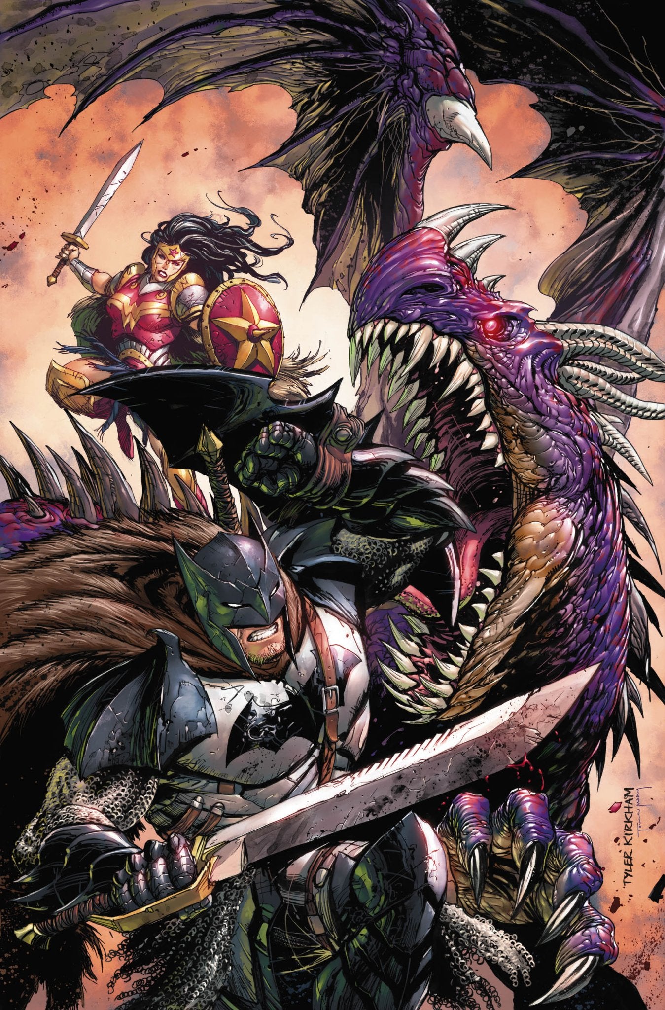 DARK NIGHTS METAL 1 (OF 6) UNKNOWN COMIC BOOKS EXCLUSIVE TYLER KIRKHAM Virgin Var 8/16/2017 - East Coast Comics