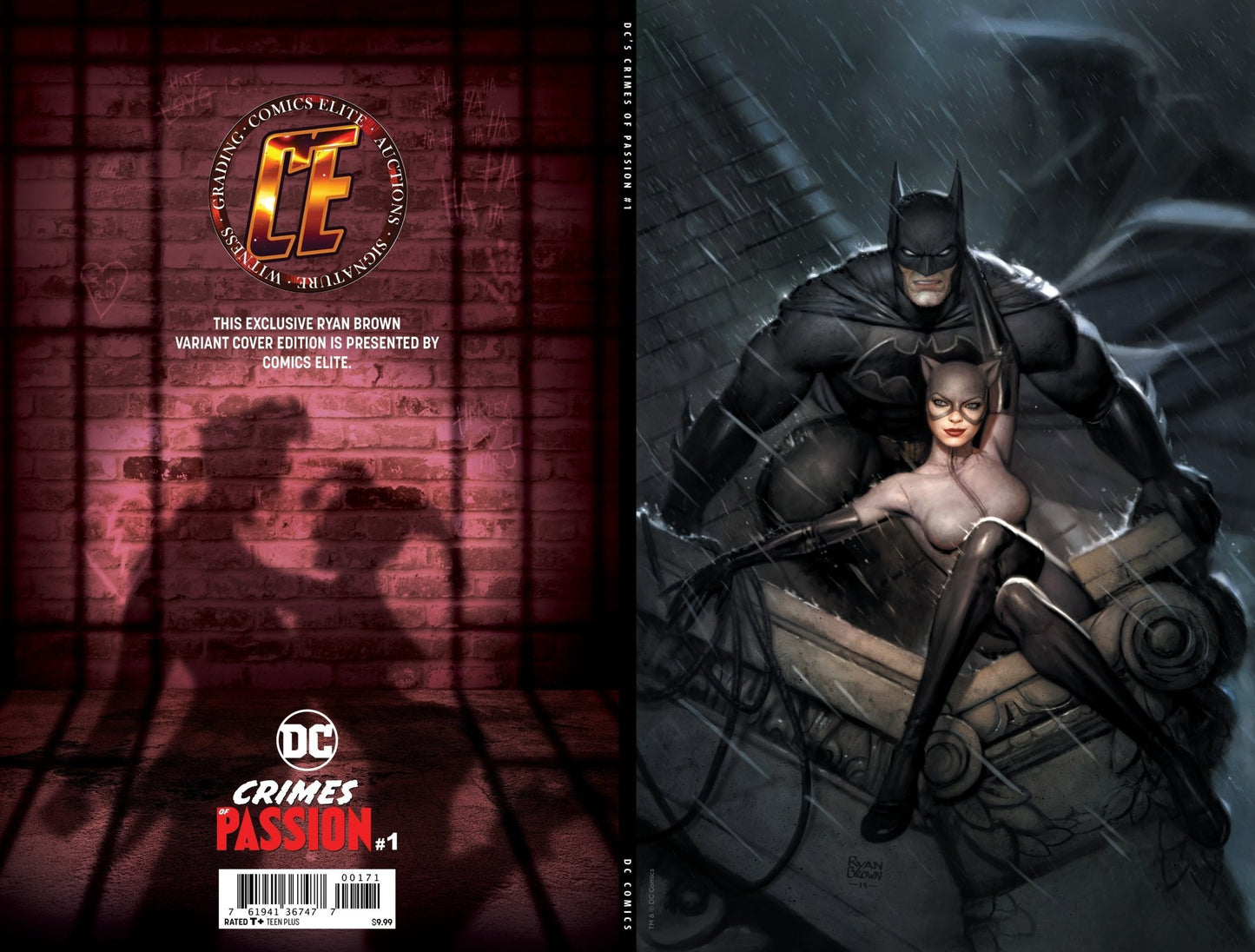 DC CRIMES OF PASSION 1 RYAN BROWN EXCLUSIVE VIRGIN VAR (02/05/2020) - East Coast Comics