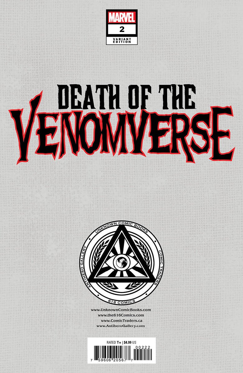 Death Of The Venomverse #2 Unknown Comics Leirix Exclusive Var (08/16/2023) - East Coast Comics
