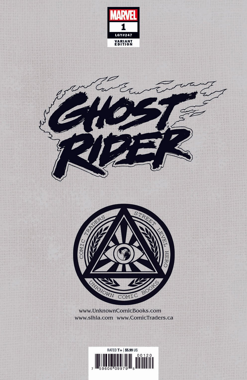 Ghost Rider 1 Unknown Comics Marco Mastrazzo Exclusive Var (02/23/2022) - East Coast Comics
