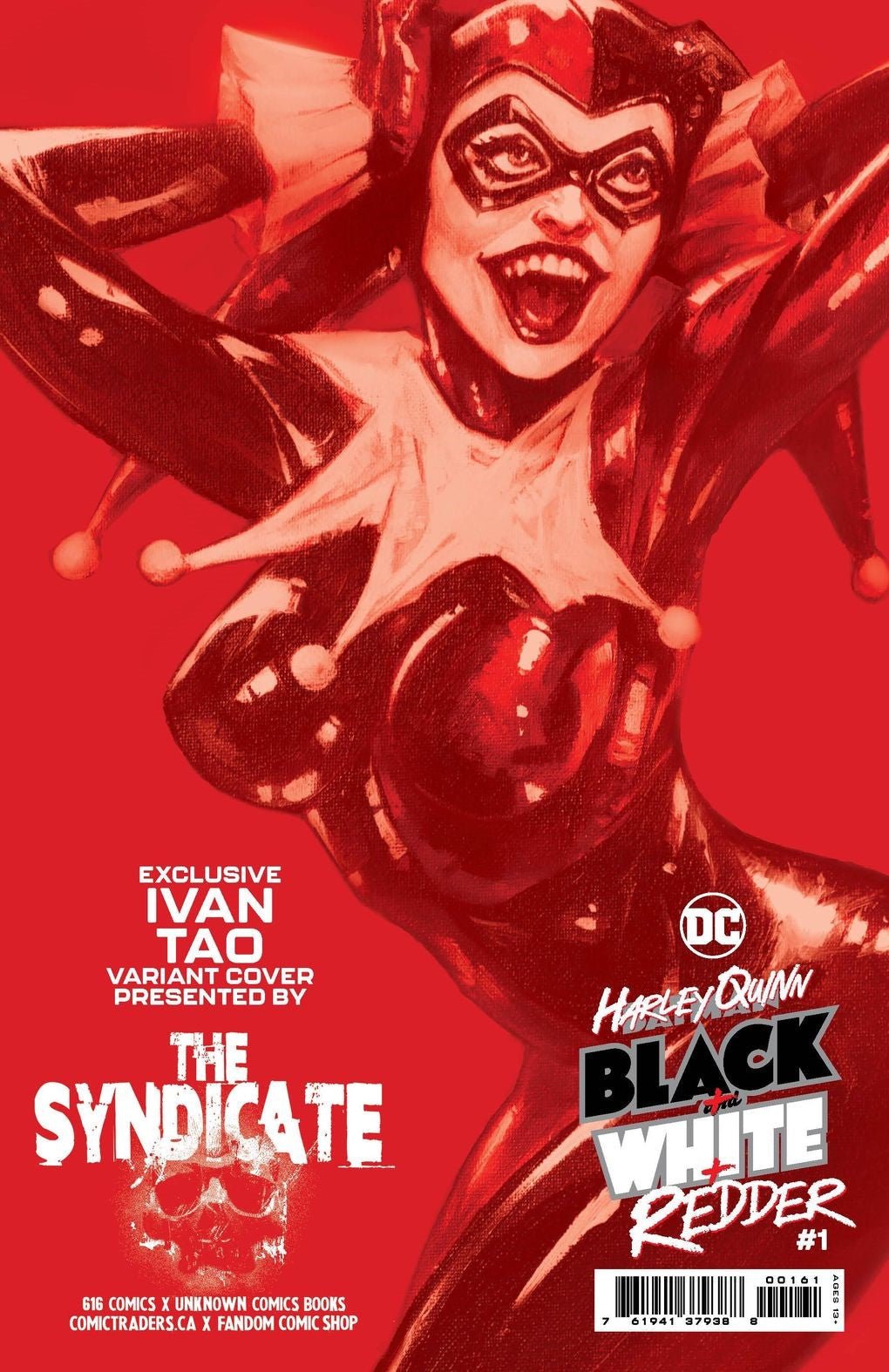 Harley Quinn Black White Redder #1 Ivan Tao (616) Exclusive Var (08/02/2023) - East Coast Comics