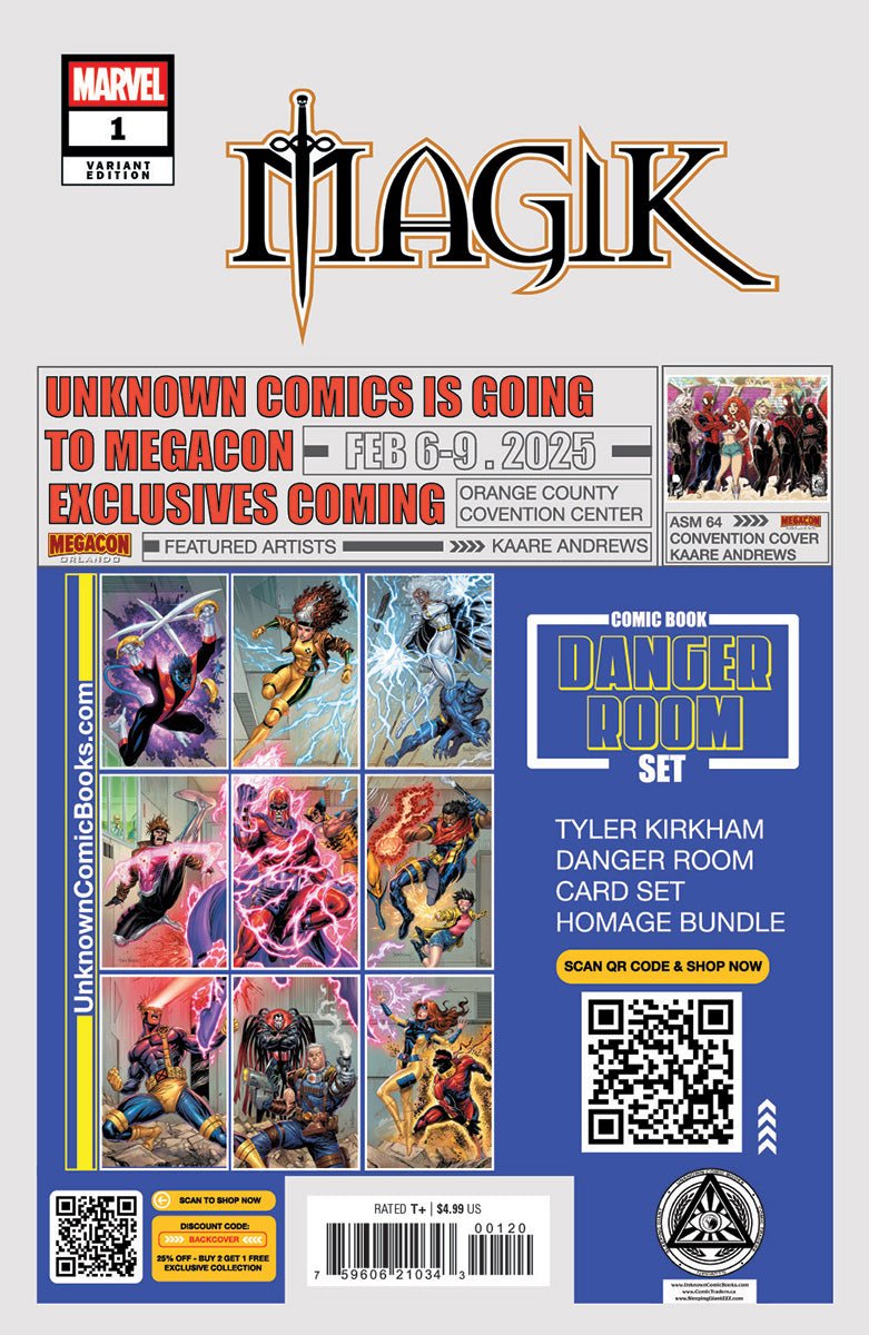 Magik 1 Unknown Comics Alexander Lozano Exclusive Var (01/08/2025) - East Coast Comics