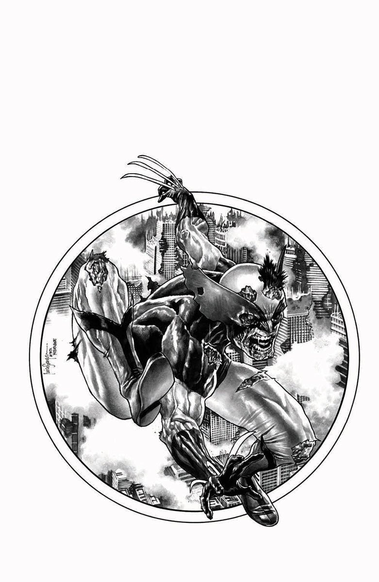 MARVEL ZOMBIES RESURRECTION 1 (OF 4) UNKNOWN COMICS MICO SUAYAN EXCLUSIVE B&W VIRGIN VAR (09/02/2020) - East Coast Comics