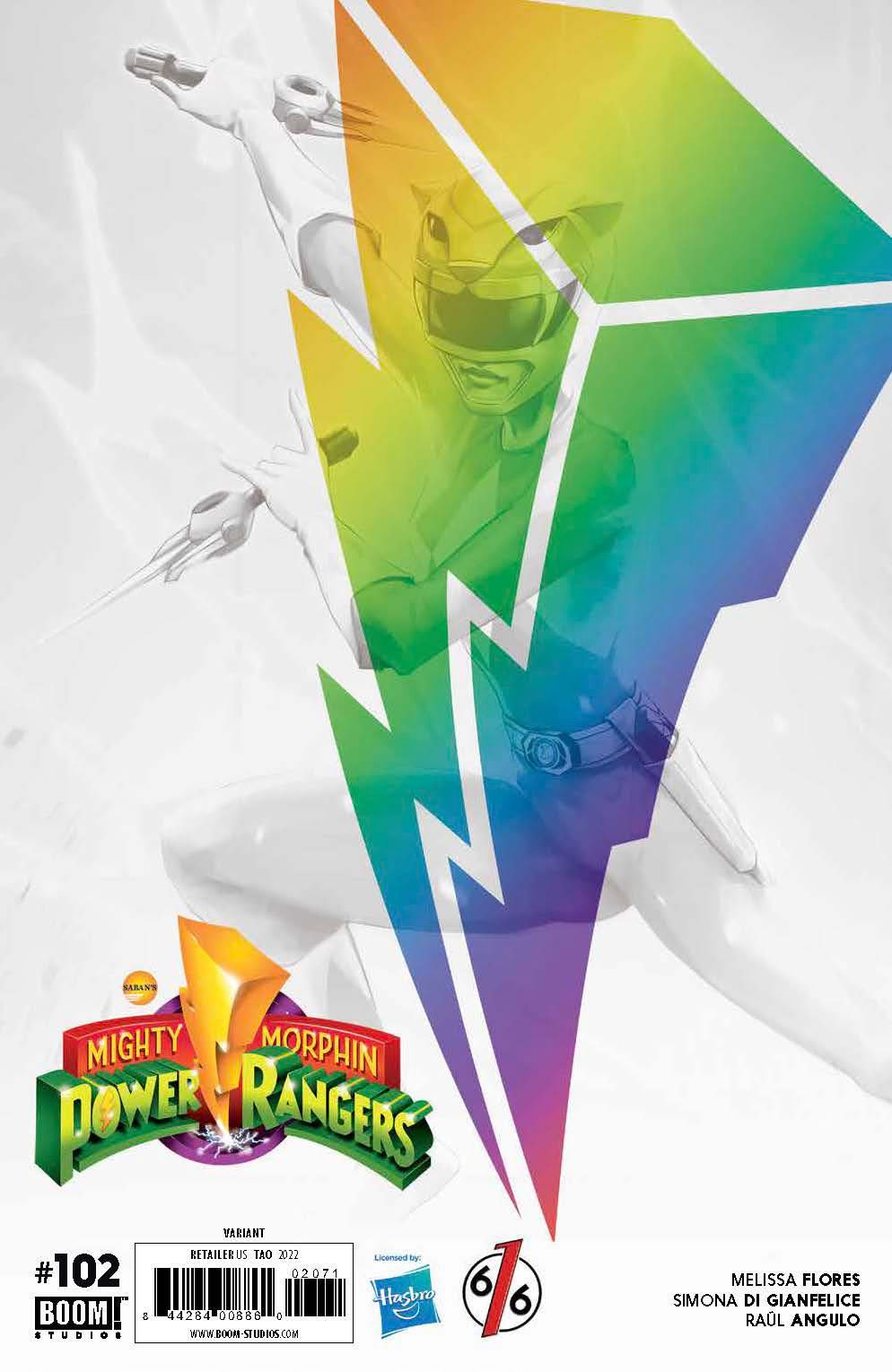 Mighty Morphin Power Rangers 102 Ivan Tao 616 Exclusive Virgin Var (12/07/2022) - East Coast Comics