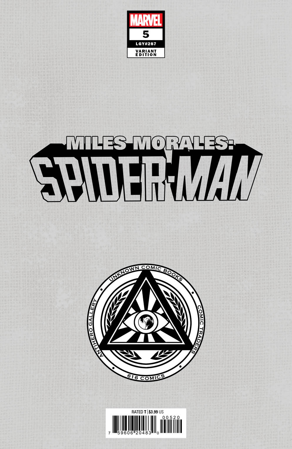 Miles Morales: Spider - Man #5 Unknown Comics Tyler Kirkham Exclusive Virgin Var (04/12/2023) - East Coast Comics