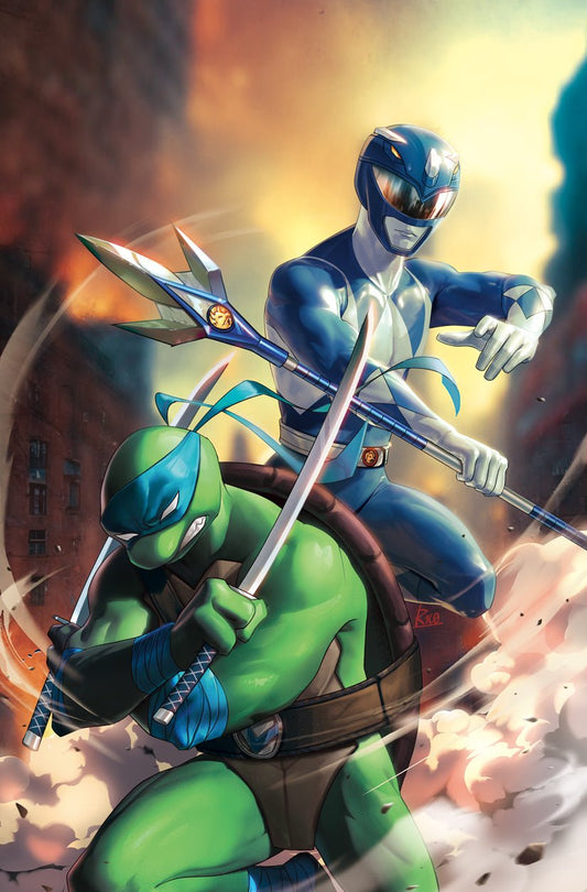 MMPR TMNT II 3 R1C0 UNKNOWN COMICS EXCLUSIVE VIRGIN VAR (02/22/2023) - East Coast Comics