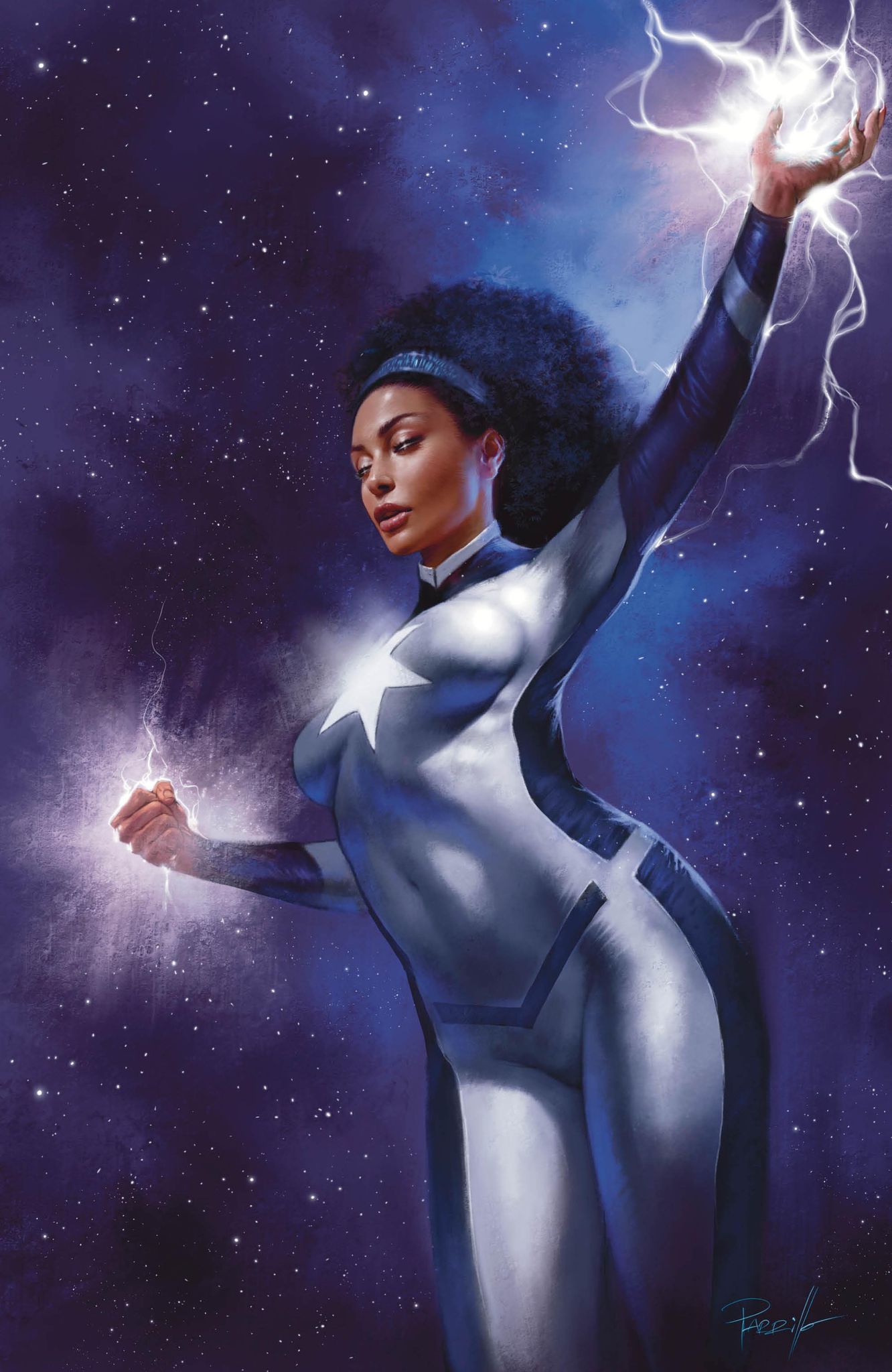 Monica Rambeau: Photon 1 Lucio Parrillo 616 Exclusive Virgin Var (12/28/2022) - East Coast Comics