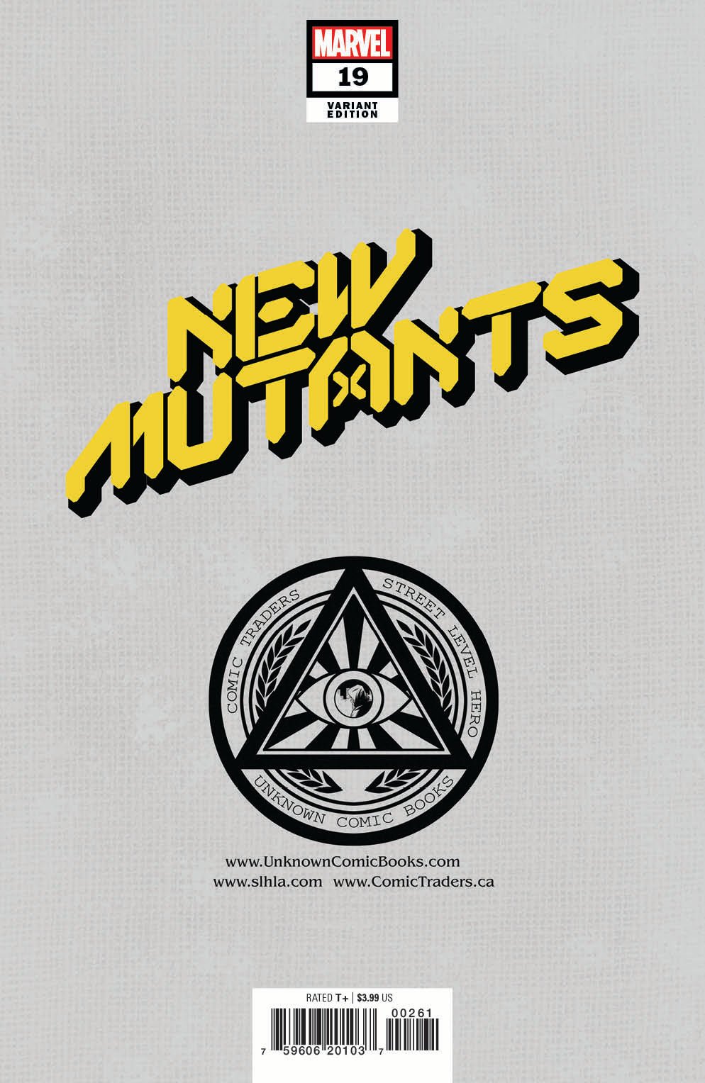 New Mutants 19 Unknown Comics David Nakayama Exclusive Virgin Var Gala (06/16/2021) - East Coast Comics