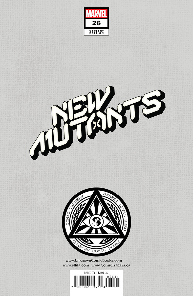 New Mutants 26 Unknown Comics Carnero Exclusive Virgin Var (06/22/2022) - East Coast Comics