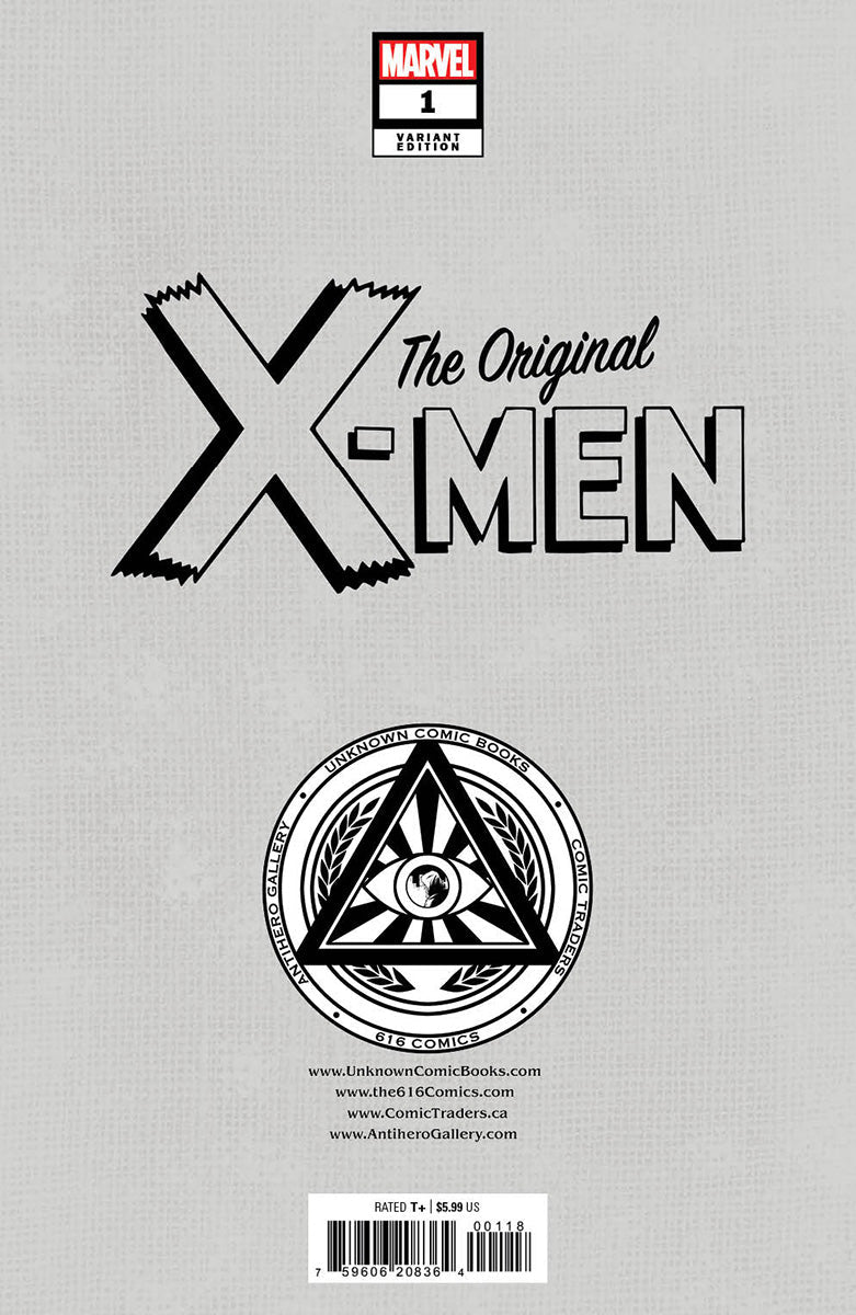 Original X - Men 1 Unknown Comics Kaare Andrews Exclusive Virgin Var (12/20/2023) - East Coast Comics