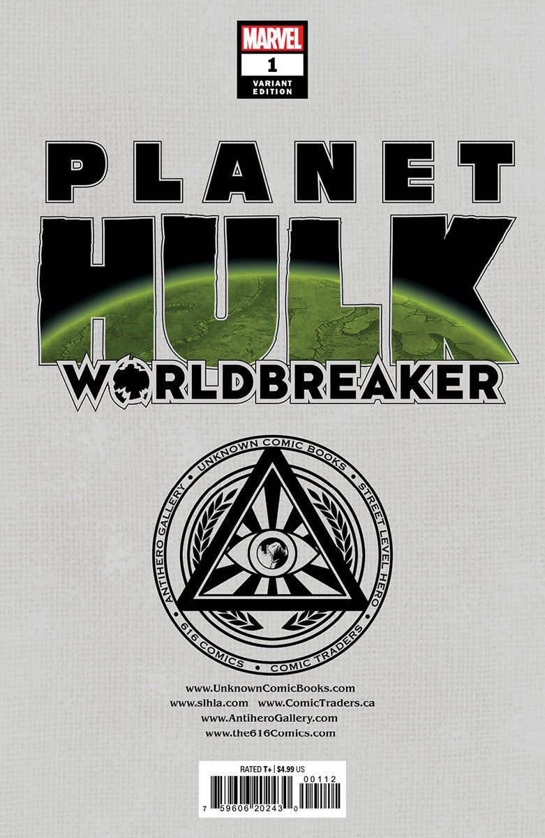 Planet Hulk: Worldbreaker #1 Unknown Comics Mico Suayan Exclusive Var (11/30/2022) - East Coast Comics
