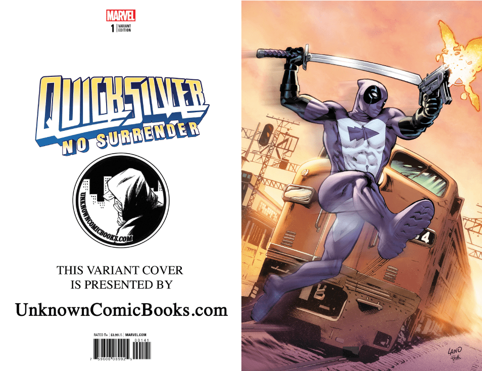 QUICKSILVER NO SURRENDER 1 (OF 5) UNKNOWN COMIC BOOKS VIRGIN DEADPOOL VAR 5/16/2018 - East Coast Comics