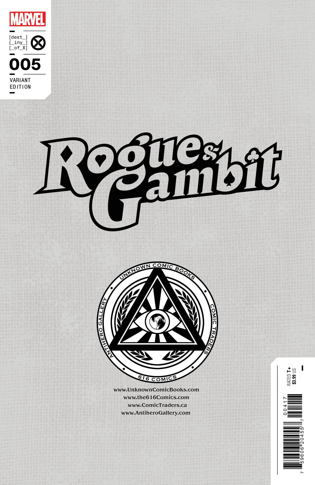 Rogue & Gambit #5 Unknown Comics R1C0 Exclusive Var (07/12/2023) - East Coast Comics