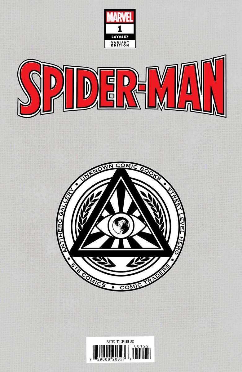 Spider - Man #1 Unknown Comics R1C0 Exclusive Var (10/05/2022) - East Coast Comics