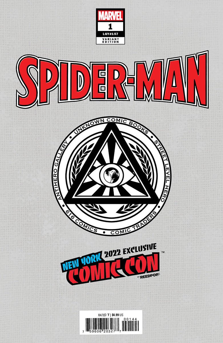 SPIDER - MAN 1 UNKNOWN COMICS SABINE RICH NYCC 2022 EXCLUSIVE VAR (10/05/2022) - East Coast Comics
