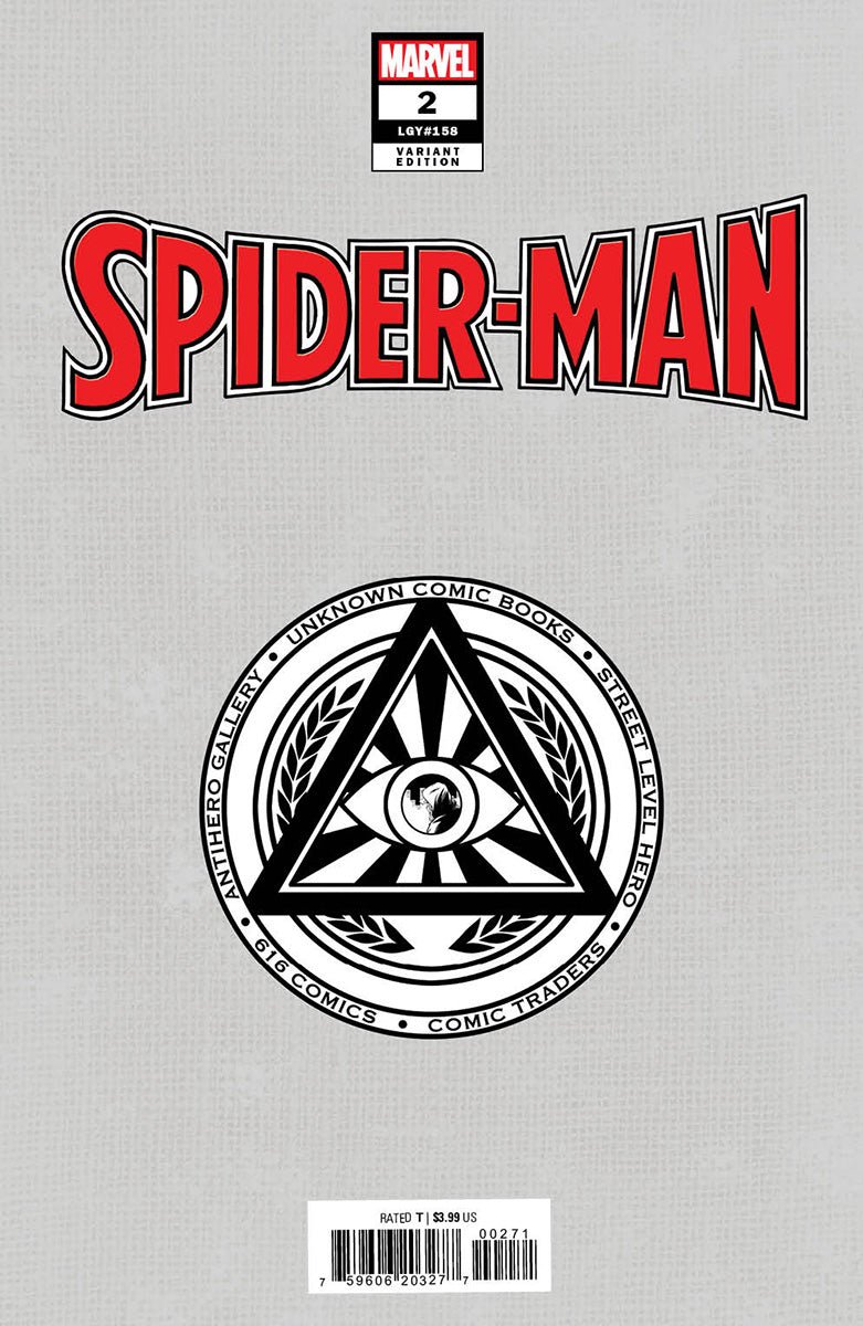Spider - Man #2 Unknown Comics Jay Anacleto Exclusive Var (11/09/2022) - East Coast Comics