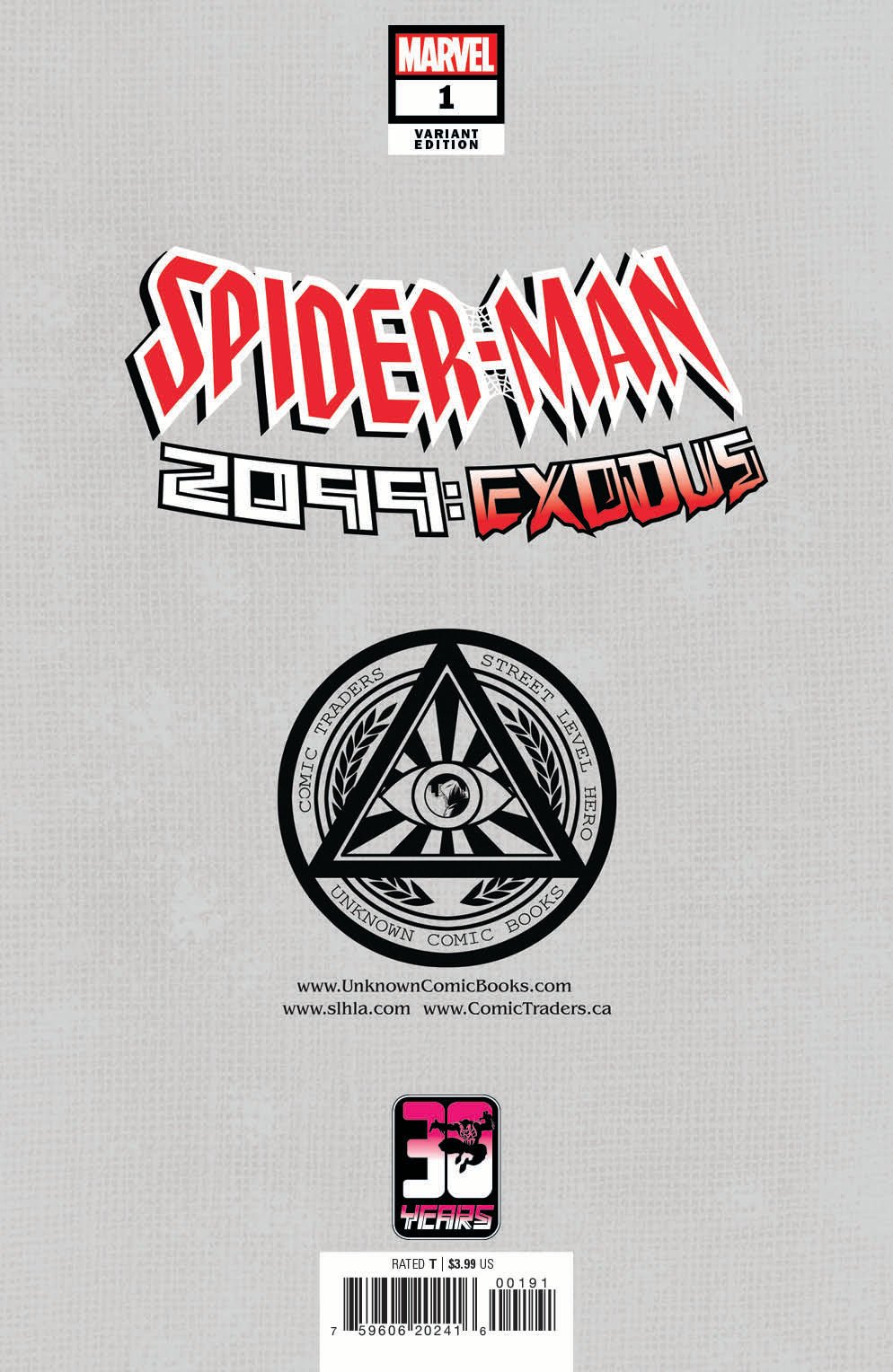 Spider - Man 2099: Exodus 1 Unknown Comics Alan Quah Exclusive Var (05/25/2022) - East Coast Comics