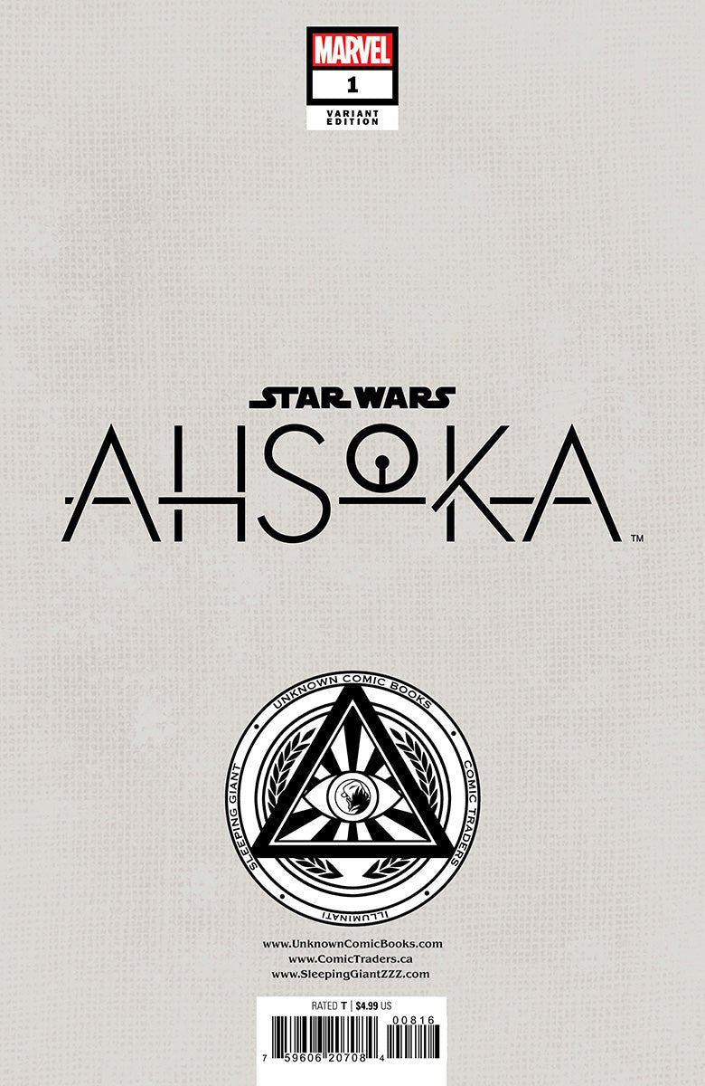 Star Wars: Ahsoka 1 Unknown Comics David Nakayama Virgin Exclusive Var (07/10/2024) - East Coast Comics