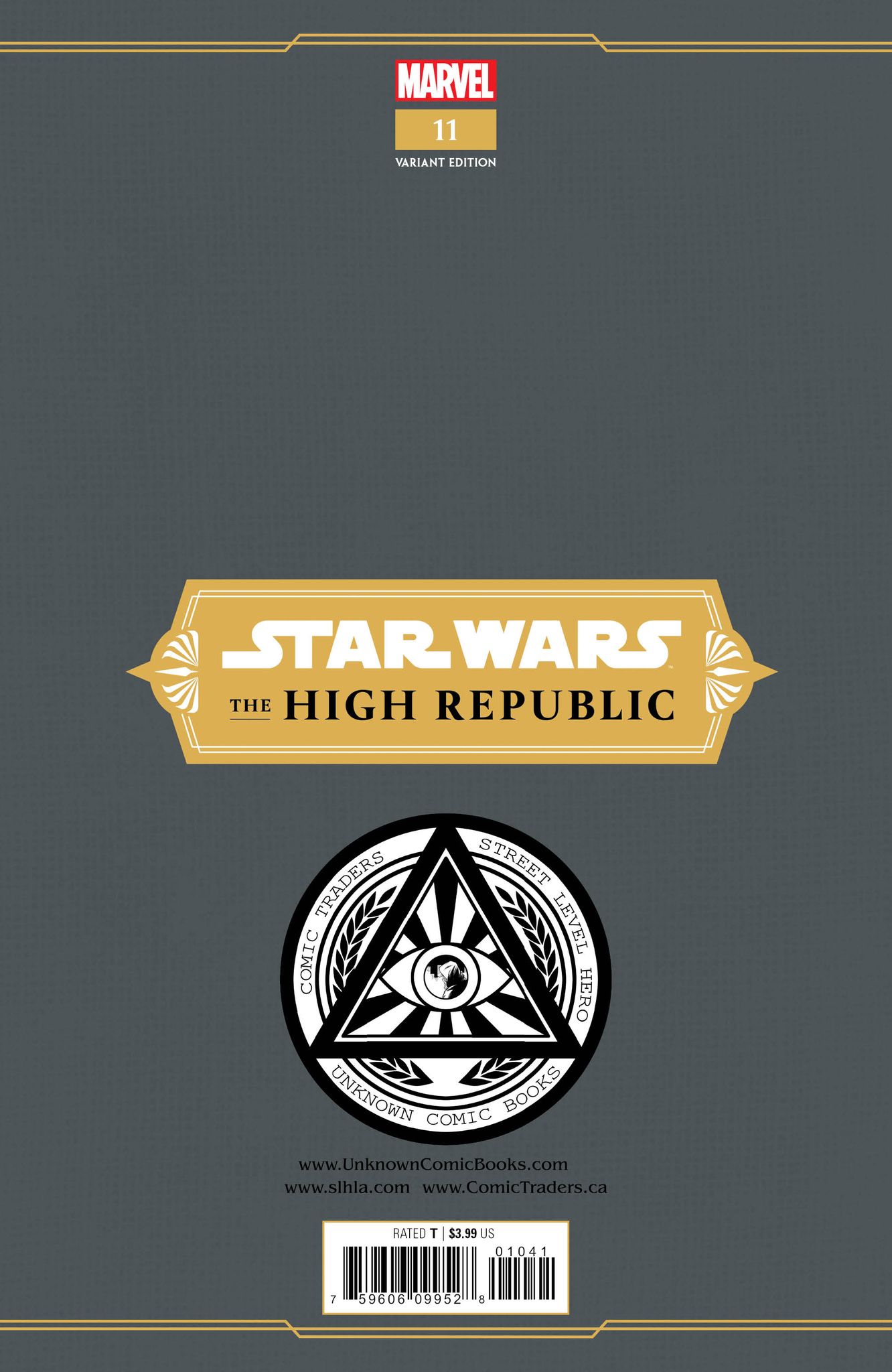 Star Wars High Republic #11 Unknown Comics Marco Turini Exclusive Var (11/03/2021) (11/10/2021) - East Coast Comics