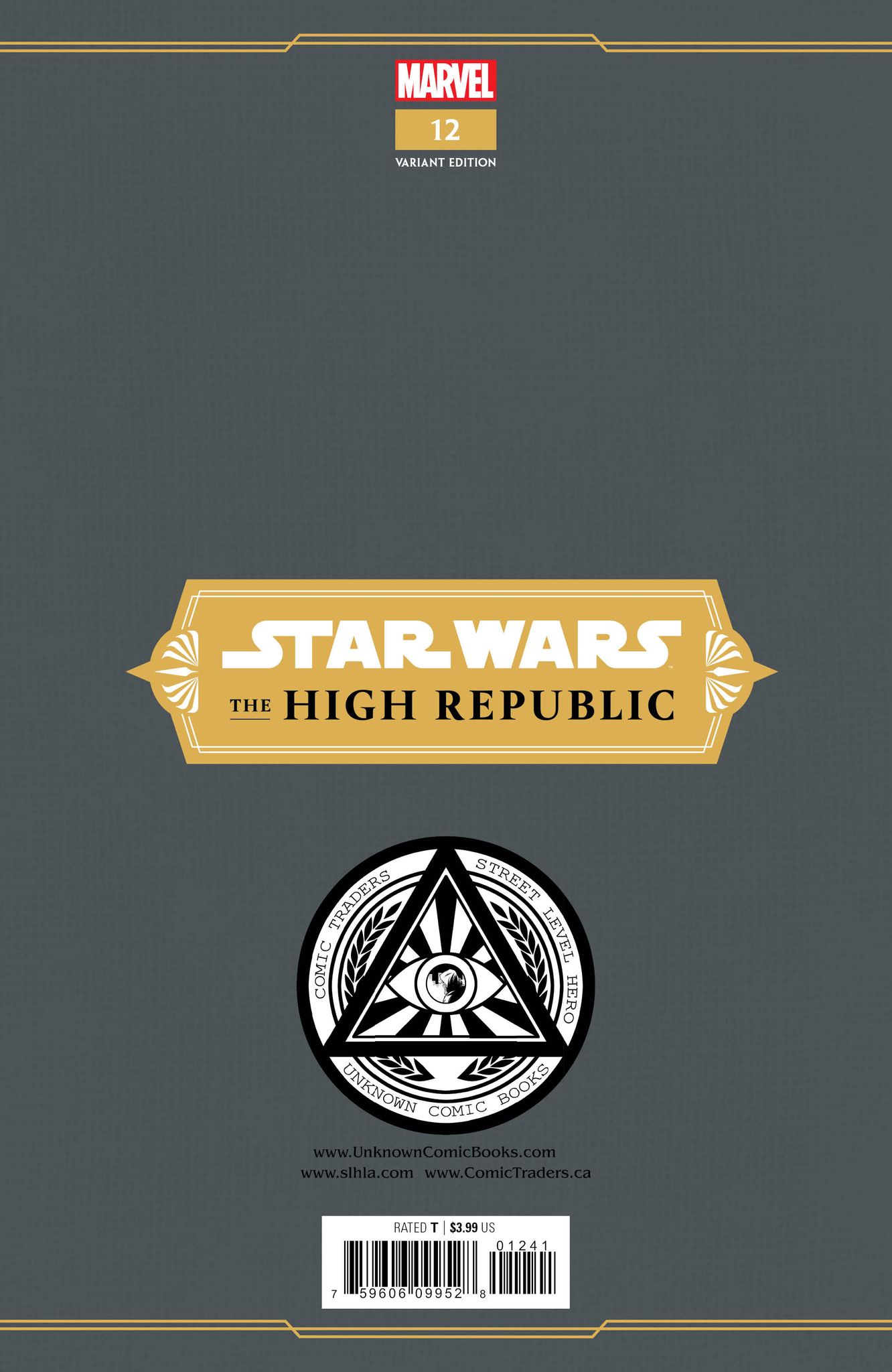 Star Wars High Republic 12 Unknown Comics Mico Suayan Exclusive Var (12/15/2021) - East Coast Comics