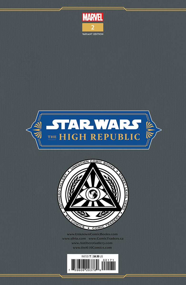 STAR WARS: THE HIGH REPUBLIC #2 UNKNOWN COMICS TYLER KIRKHAM EXCLUSIVE VIRGIN VAR (11/09/2022) - East Coast Comics