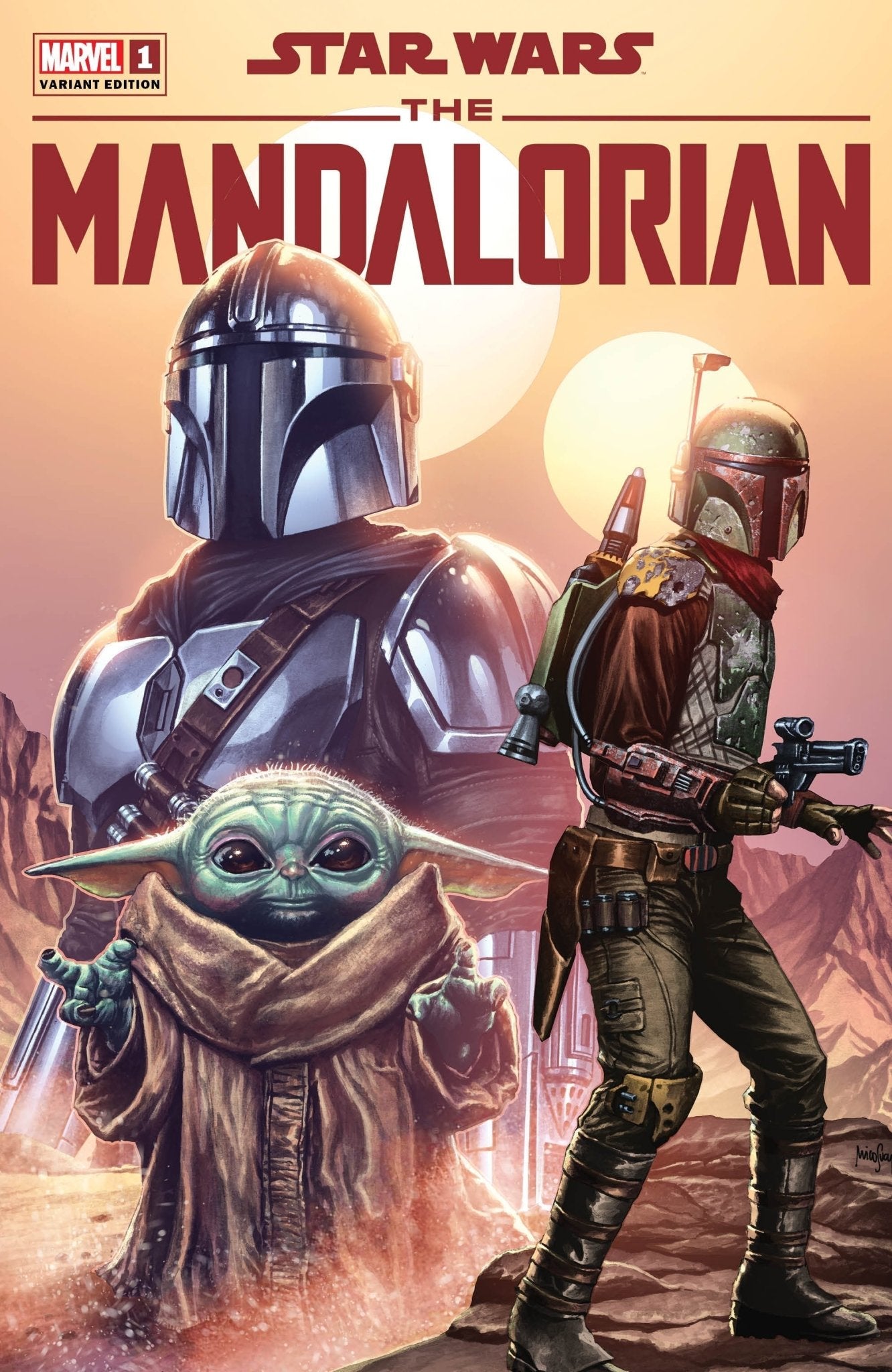 Star Wars: The Mandalorian Season 2 #1 Unknown Comics Mico Suayan Exclusive Var (06/21/2023) - East Coast Comics