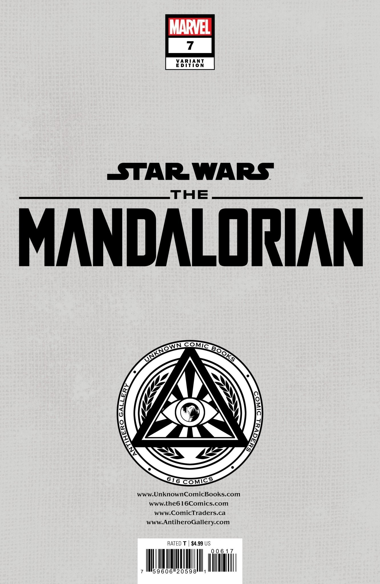 Star Wars: The Mandalorian Season 2 7 Unknown Comics Mico Suayan Exclusive Var (12/27/2023) - East Coast Comics