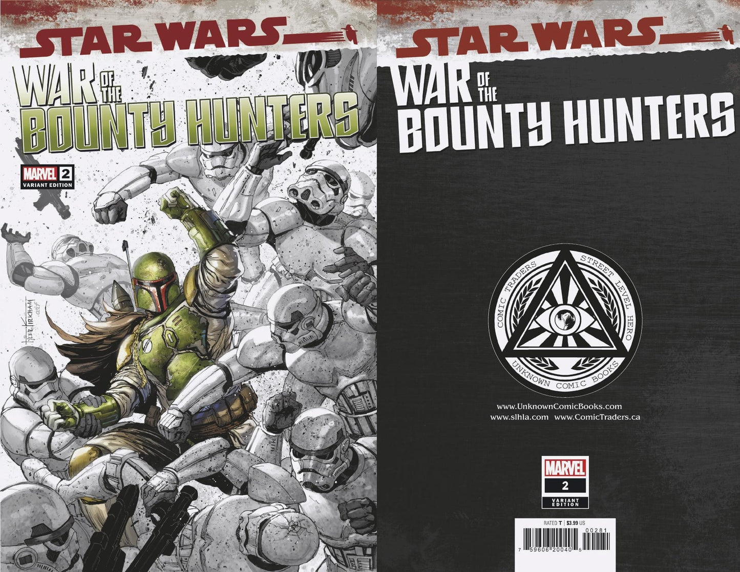 Star Wars War Bounty Hunters 2 (Of 5) Unknown Comics Tyler Kirkham Exclusive Var (07/14/2021) - East Coast Comics