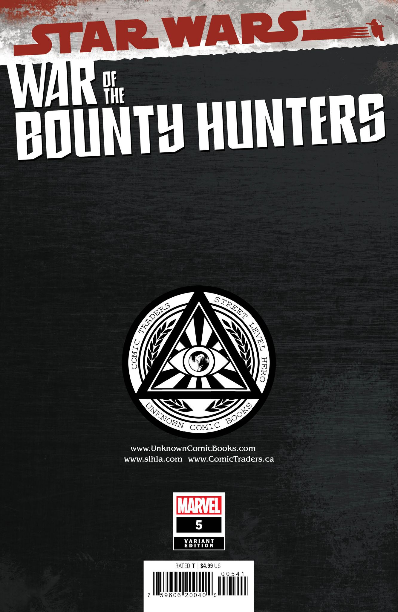 Star Wars War Bounty Hunters 5 (Of 5) Unknown Comics Gerald Parel Exclusive Var (10/06/2021)(10/13/2021) - East Coast Comics