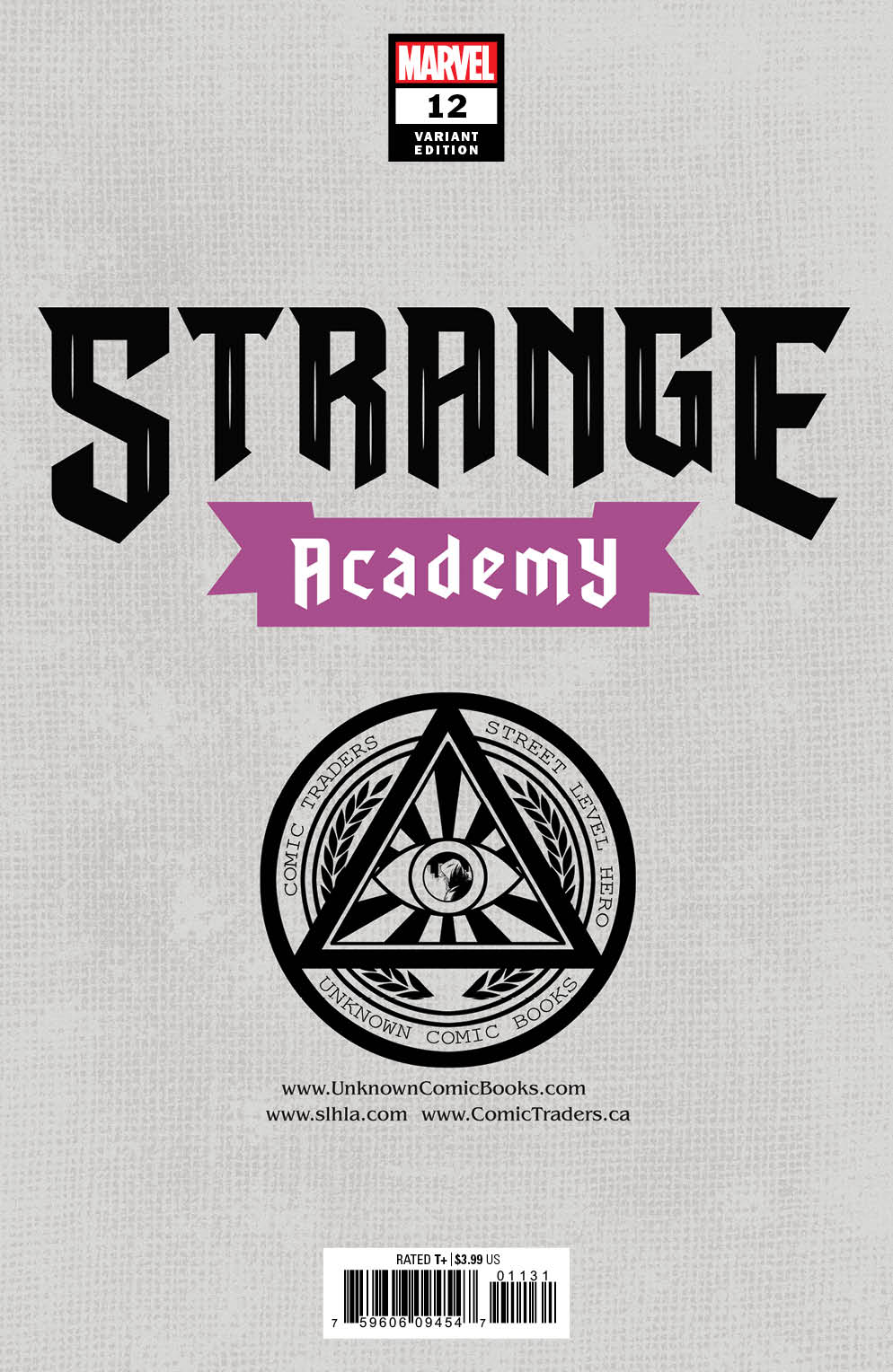Strange Academy #12 Unknown Comics Miguel Mercado Exclusive Virgin Vogue Var (08/25/2021) - East Coast Comics
