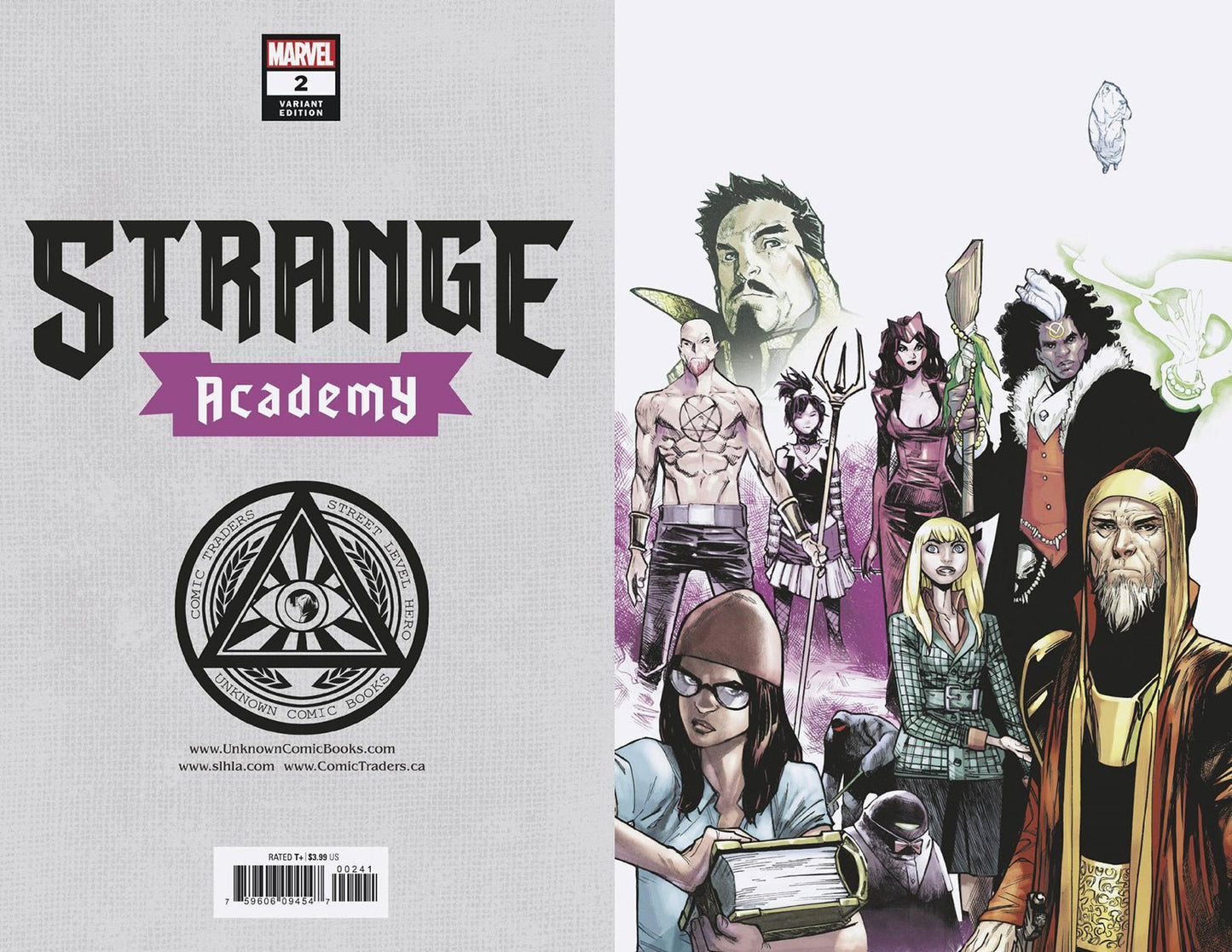 STRANGE ACADEMY #2 UNKNOWN COMICS EXCLUSIVE 3RD PTG VIRGIN VAR (09/09/2020) - East Coast Comics