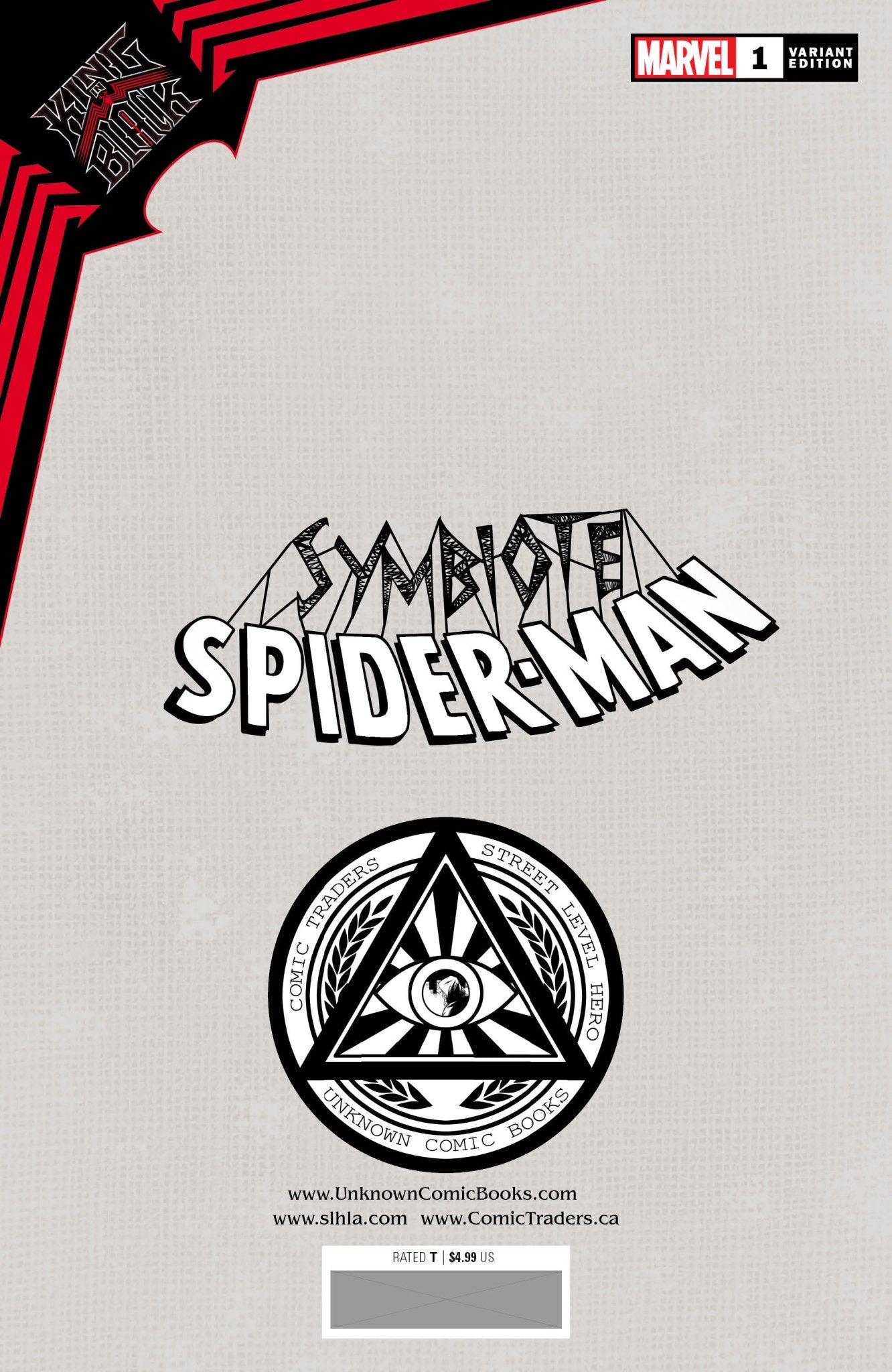 Symbiote Spider - Man King In Black #1 Unknown Comics Gerald Parel Exclusive Var (11/18/2020) - East Coast Comics