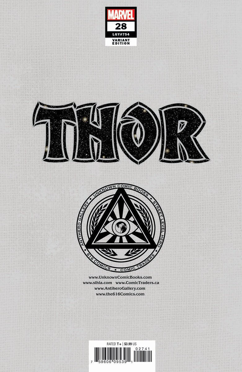Thor #28 Unknown Comics Ivan Tao Exclusive Virgin Var (10/19/2022) - East Coast Comics