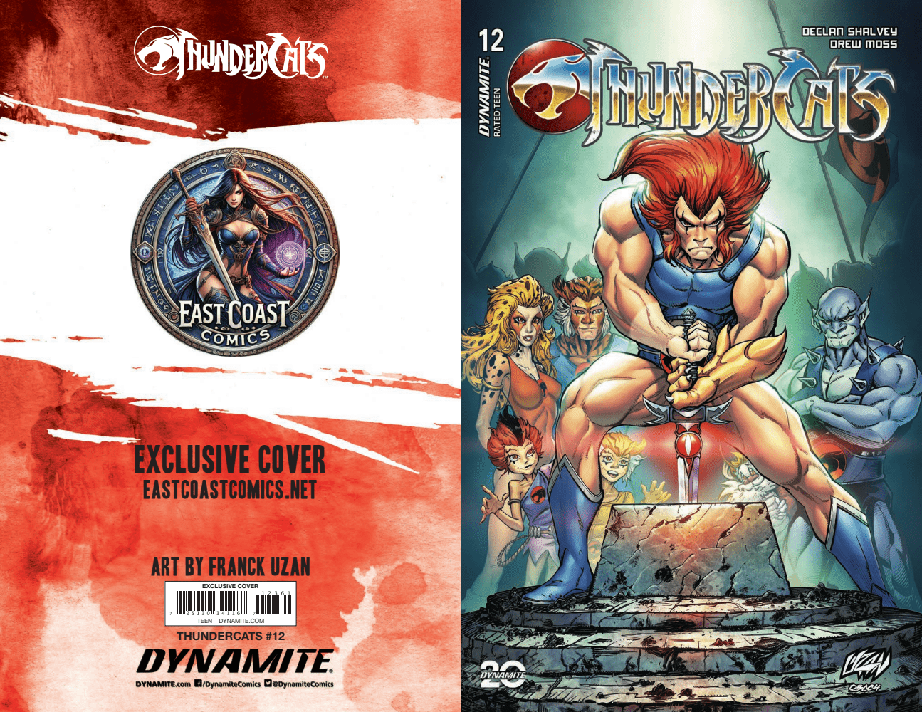 ThunderCats 12 East Coast Comics Franck Uzan Exclusive - East Coast Comics