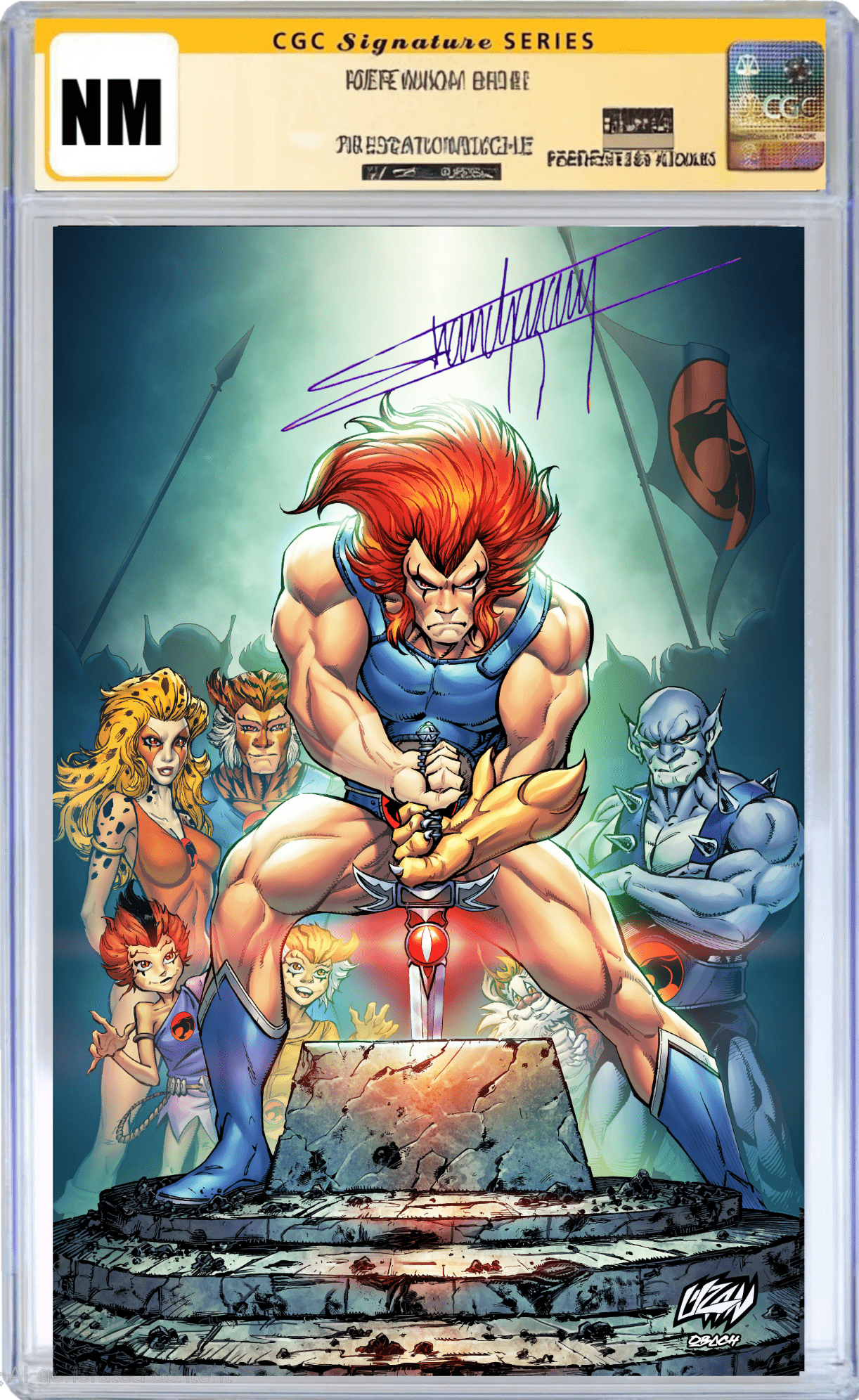 ThunderCats #12 East Coast Comics Franck Uzan Exclusive - SS CGC 9.6+ - East Coast Comics
