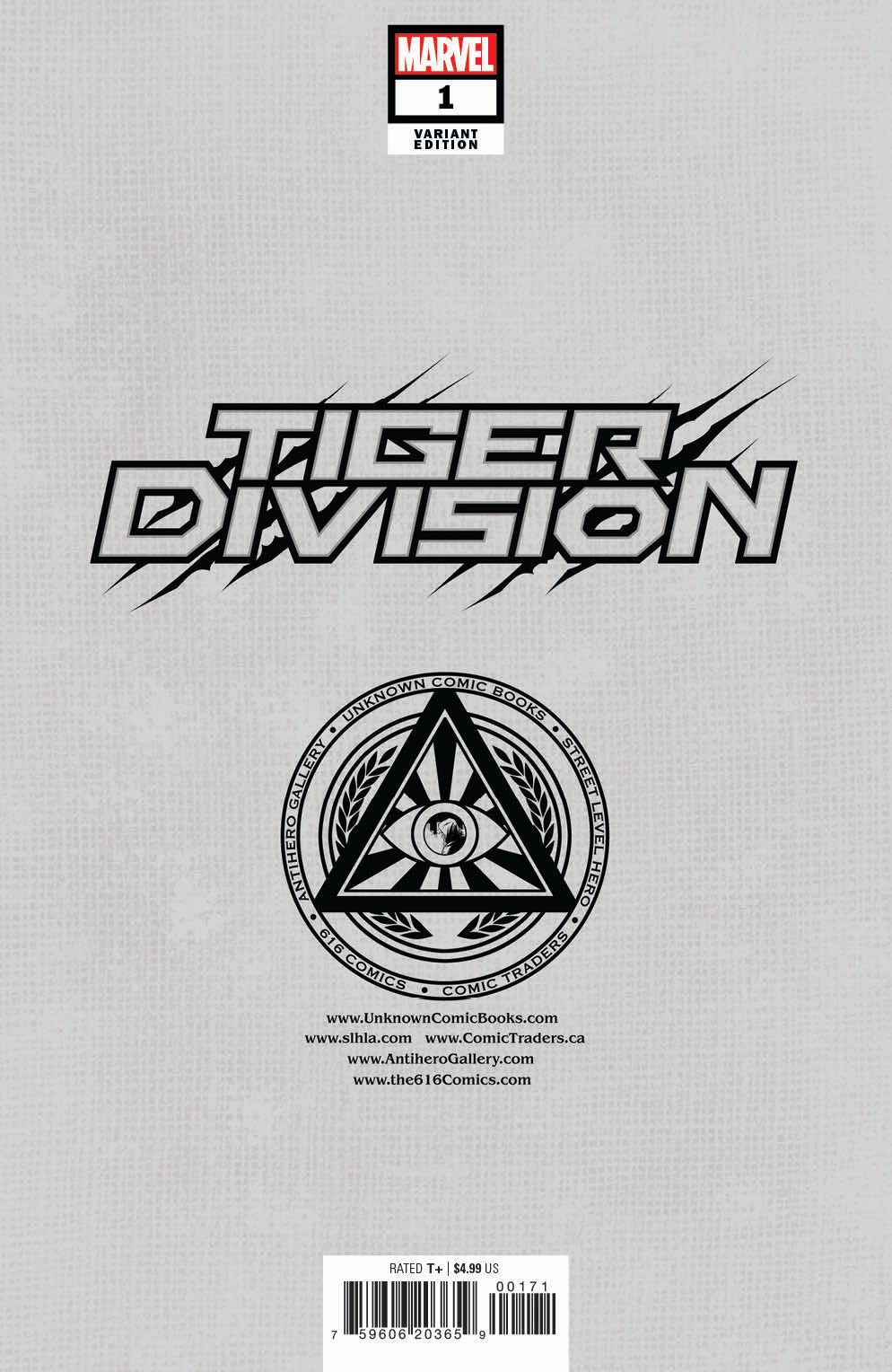 Tiger Division #1 Unknown Comics Lobos Exclusive Var (11/02/2022) - East Coast Comics