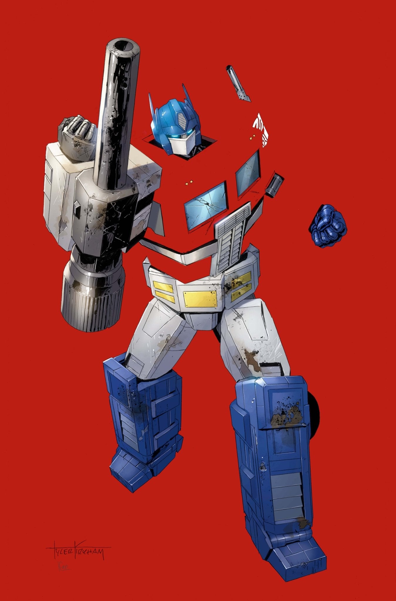 Transformers 17 Unknown Comics Exclusive Tyler Kirkham Negative Space Virgin Var (02/19/2025) - East Coast Comics