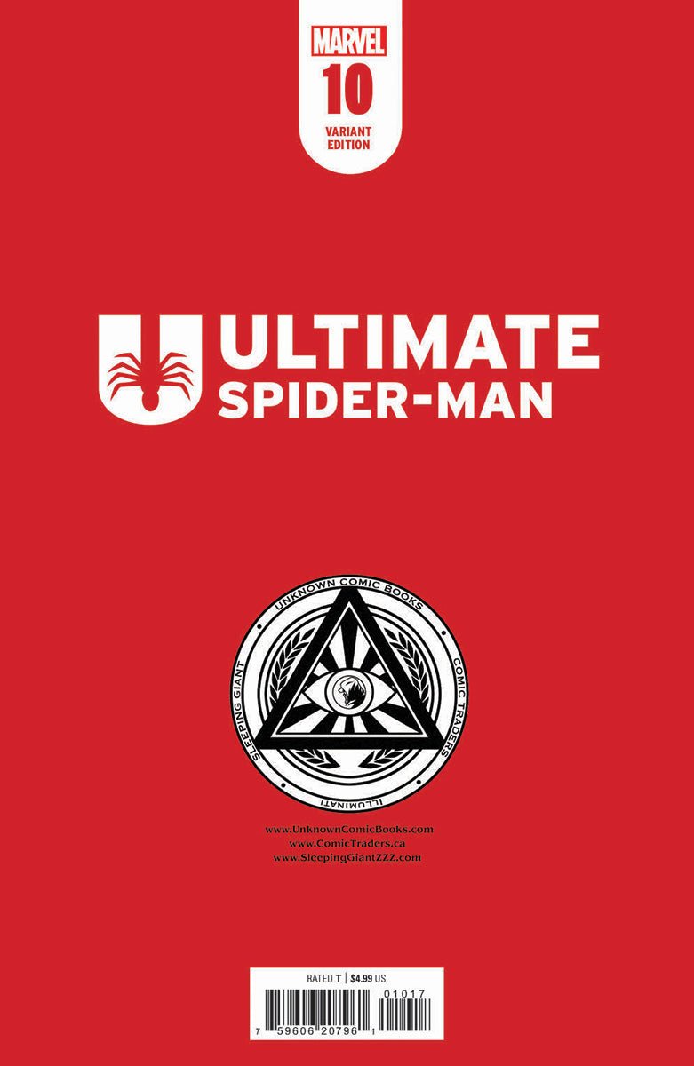 Ultimate Spider - Man 10 Unknown Comics Miguel Mercado Exclusive Virgin Var (10/16/2024) - East Coast Comics