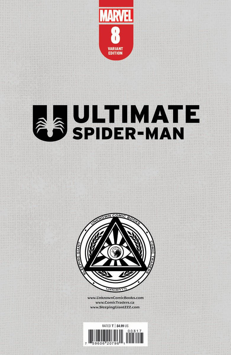 Ultimate Spider - Man #8 Unknown Comics Ejikure Exclusive Var (08/21/2024) - East Coast Comics