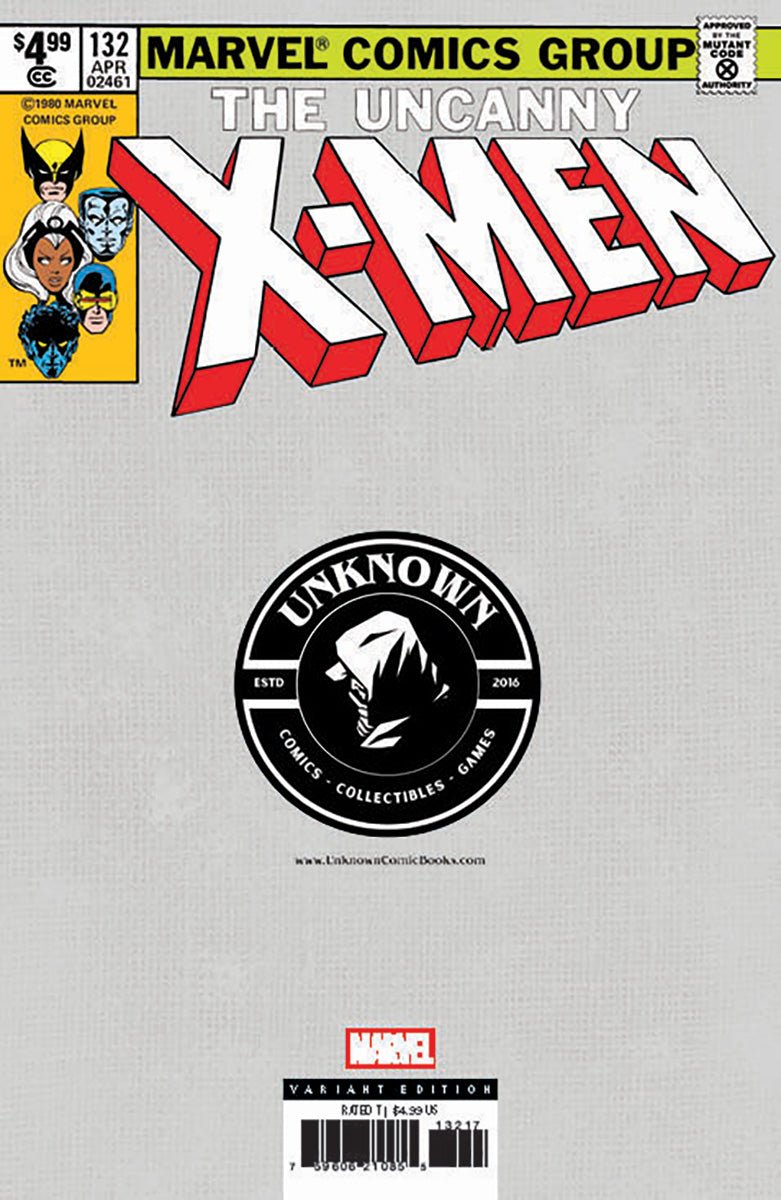 Uncanny X - men #132 Facsimile Unknown Comics Exclusive Leirix Virgin Var (02/19/2025) - East Coast Comics
