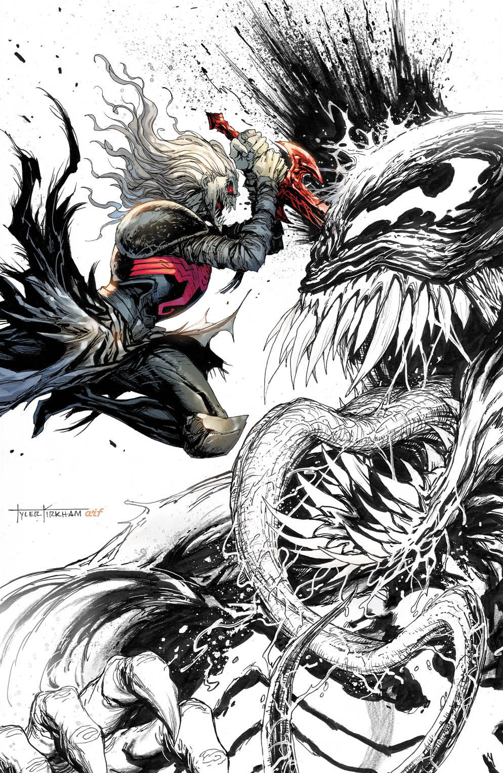 Venom 28 Unknown Comics Tyler Kirkham Exclusive Color Splash Secret Virgin Var - East Coast Comics