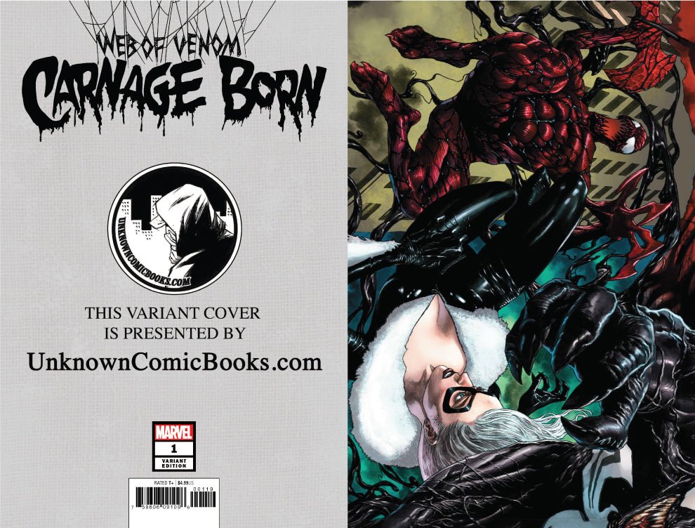 Web Of Venom Carnage Born 1 Unknown Comic Books Suayan Virgin Exclusive 11/21/2018 - East Coast Comics